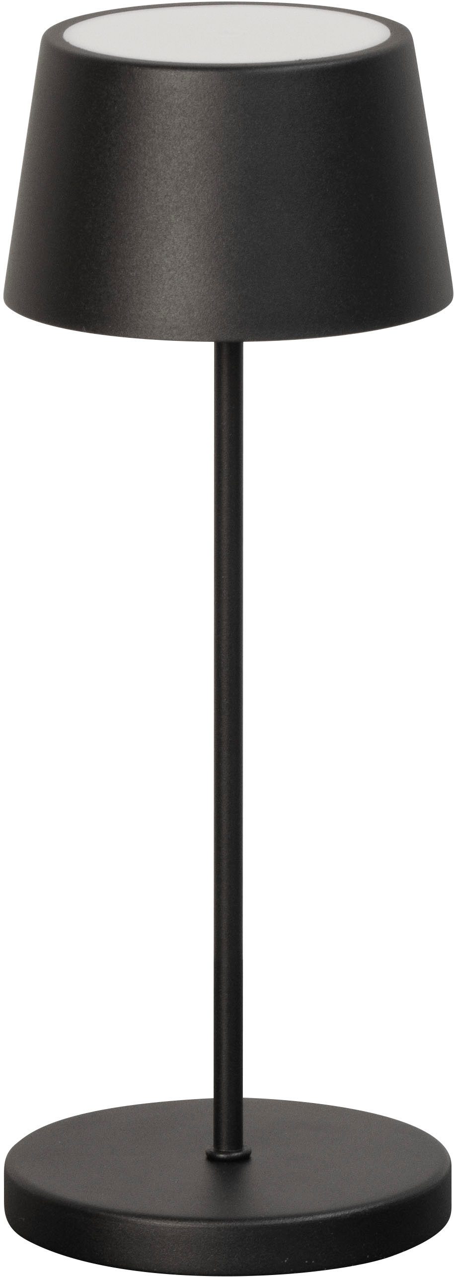 easy! BY FHL LED Tischleuchte Asena Pro, CCT - über Fernbedienung, Dimmer, Dimmfunktion, Ein-/Ausschalter, Nachtlichtfunktion, USB-Anschluss mit Ladefunktion, dimmbar über Fernbedienung, mehrere Helligkeitsstufen, LED wechselbar, warmweiß - kaltweiß, mit Akkubetrieb, Sensordimmer u. Fernbedienung, inkl. Ladestation