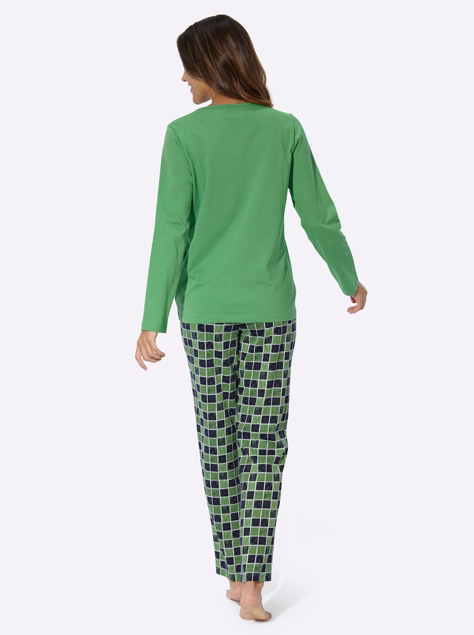 Sieh an! Schlafanzug Schlafanzug Langarm .