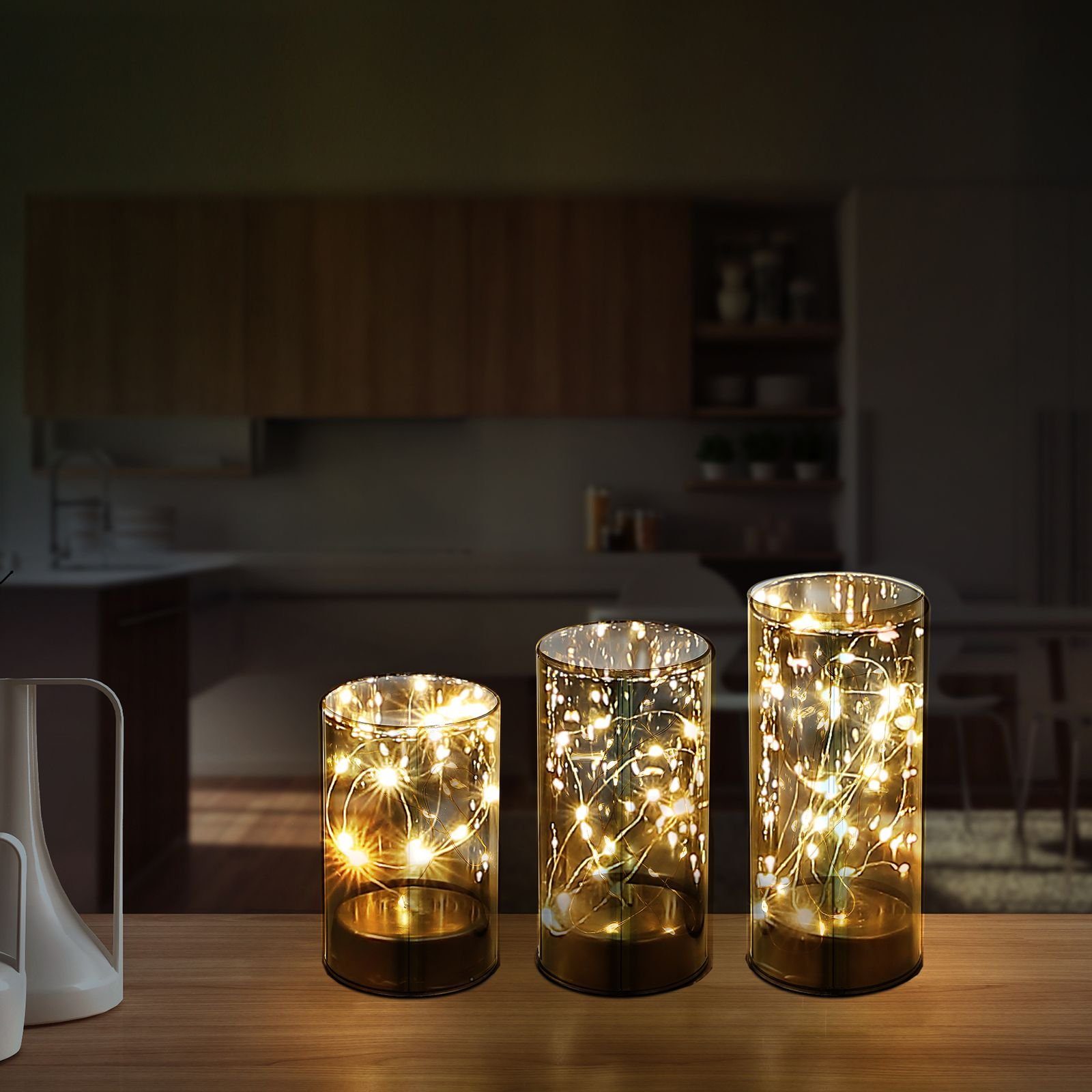 Globo Tischleuchte GLOBO Tischlampe Wohnzimmer LED mit Tischleuchte Schlafzimmer
