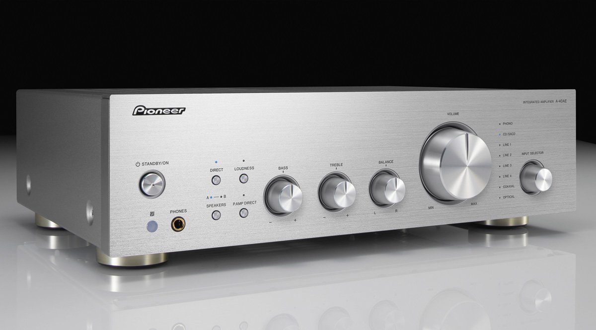 Pioneer A-40AE-S silber Audioverstärker