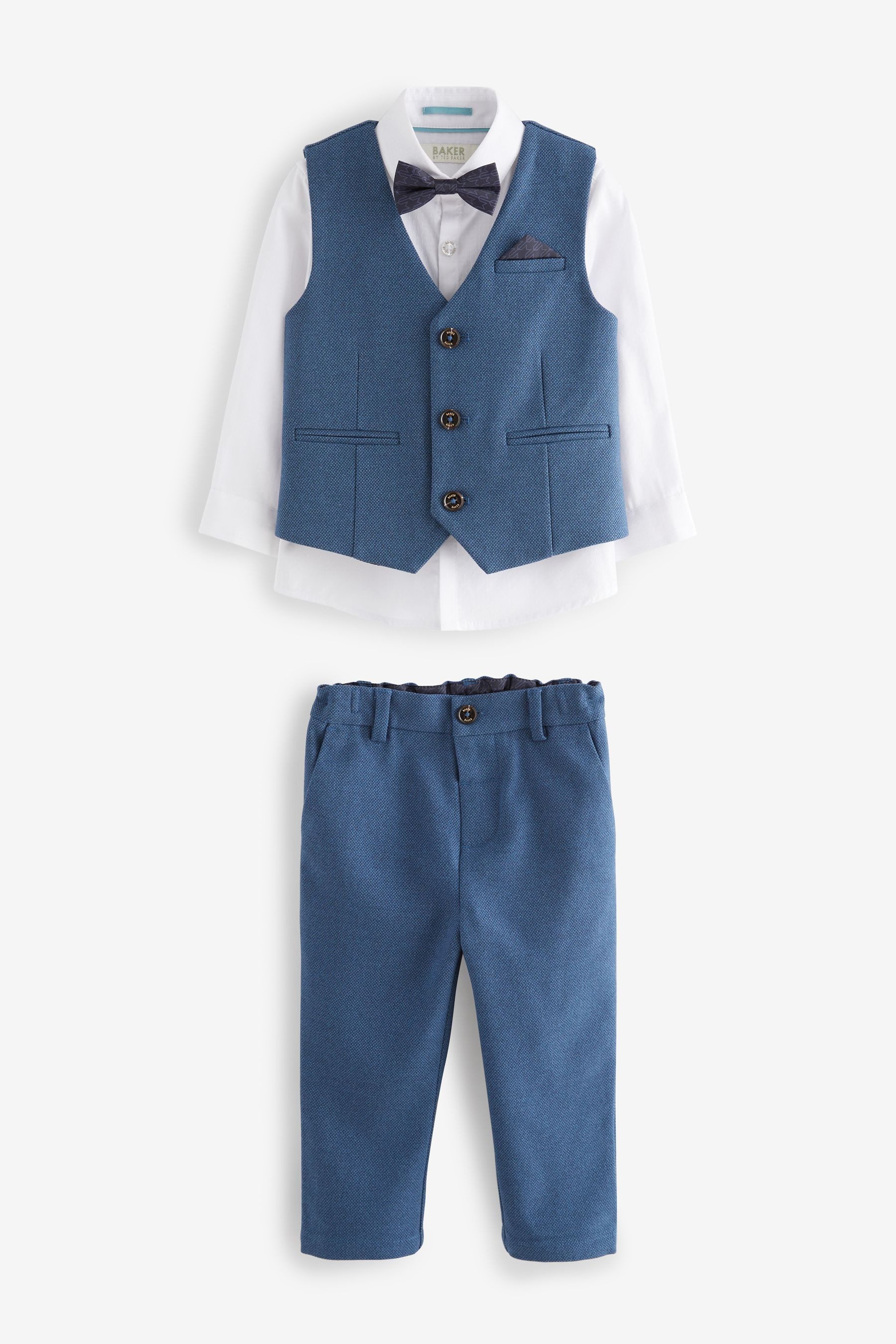 Baker by Ted Baker Kinderanzug Baker by Ted Baker Weste, Hemd und Hose im Set (4-tlg)