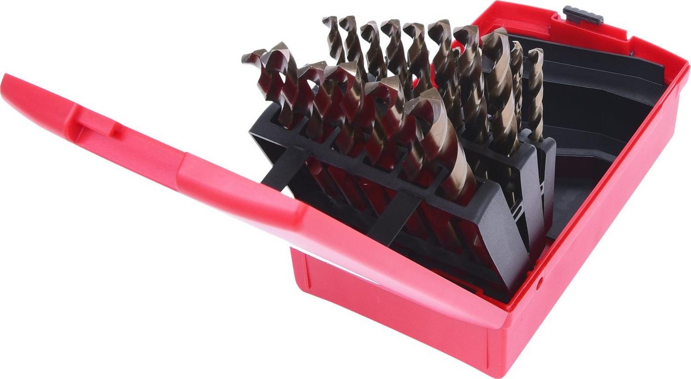 Thumbnail - KS Tools Spiralbohrer HSS-G Co 5 Spiralbohrer-Satz, Kunststoffkassette, 25-tlg, 1-13mm
