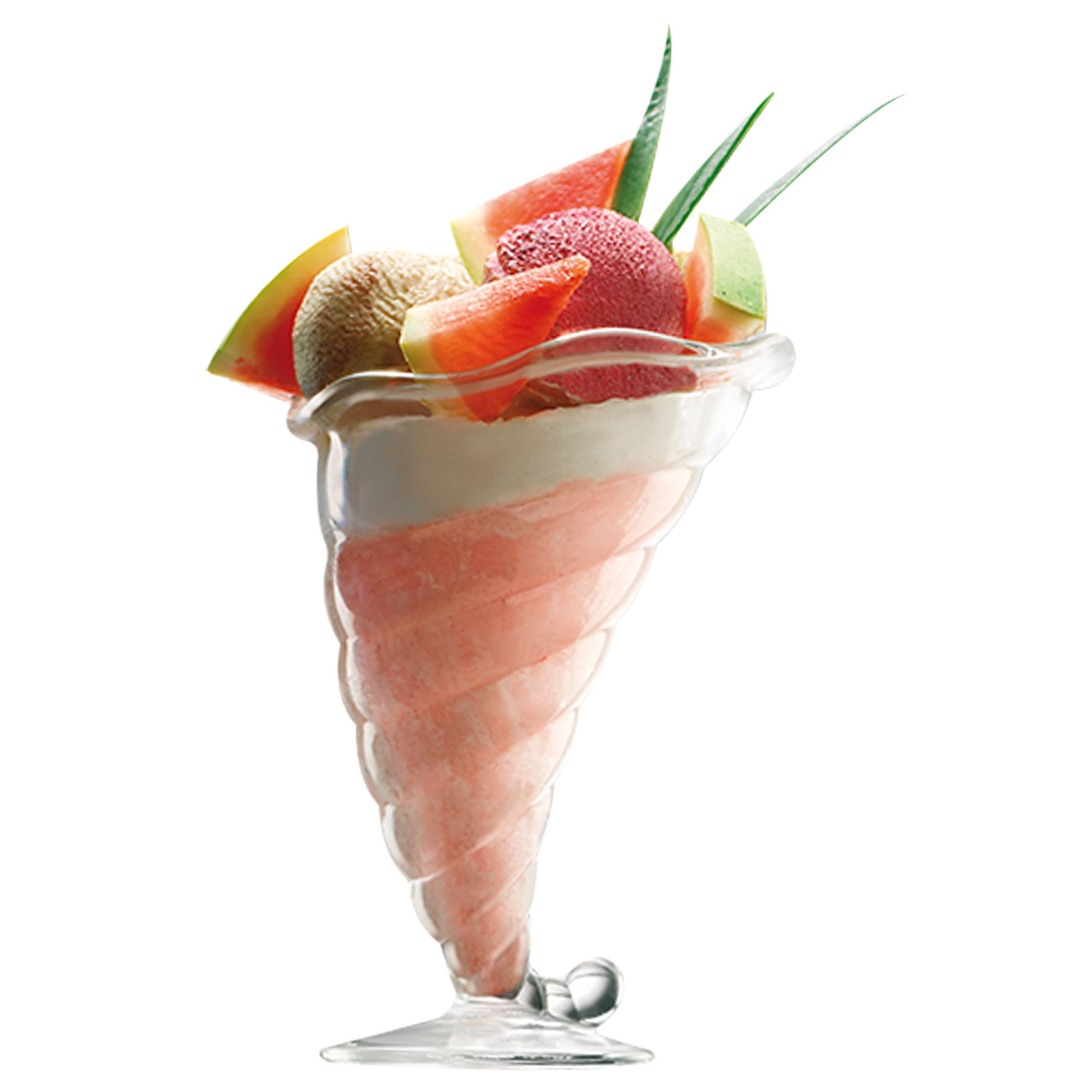 Bormioli Rocco Eisschale Eis-/Dessertbecher Fortuna klar, Glas 32,0 cl H. 18,0 cm / D. 12,5 cm, Glas