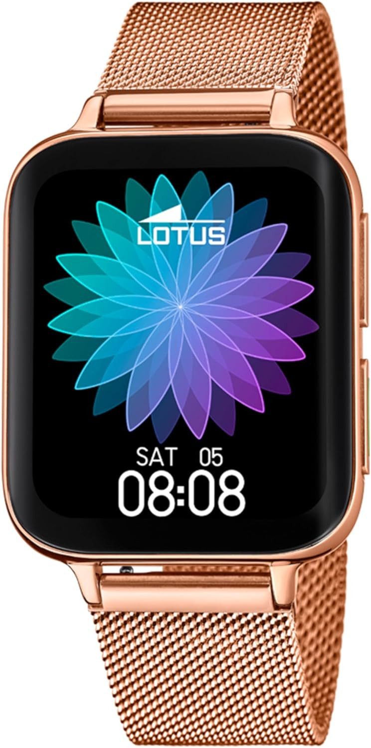 Lotus 50033/1 Smartwatch (2,8 cm, android ios), Damen Smartwatch mit Edelstahlarmband, Fitnessfunktionen