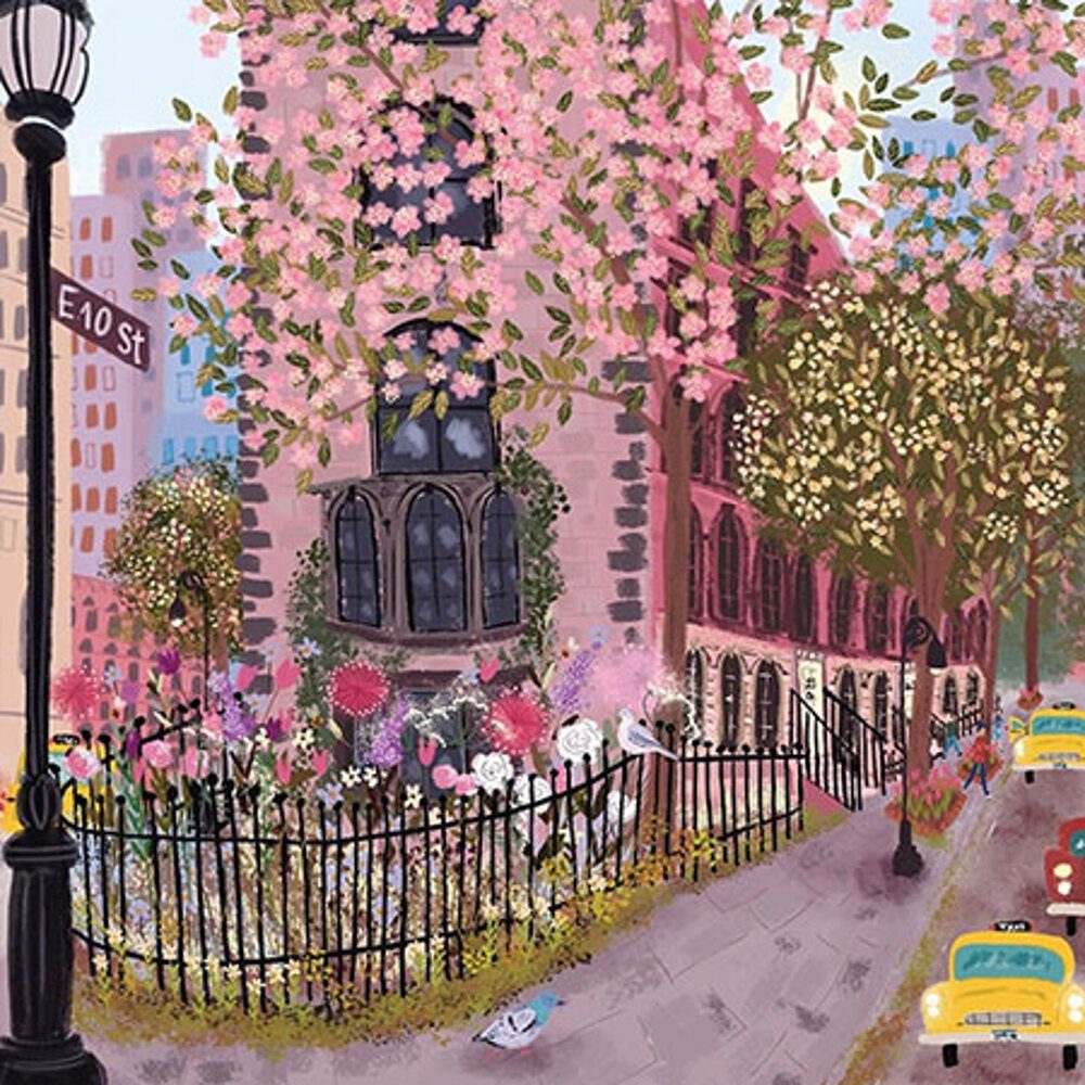 Chronicle Books Puzzle Blühende Straßen, Puzzleteile