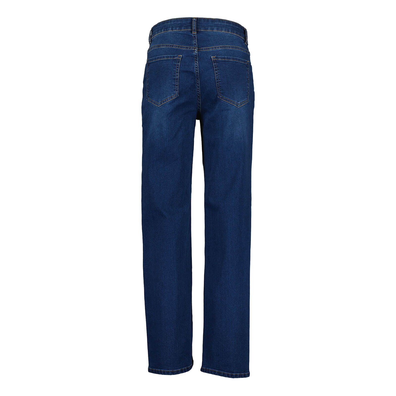 Blue Seven 5-Pocket-Hose Damen Jeans 288021 Straight Fit - Jeanshose Denim Damenhose Verschluss mit Knopf & Reißverschluss, 5-Pocket-Stil, Gürtelschlaufen