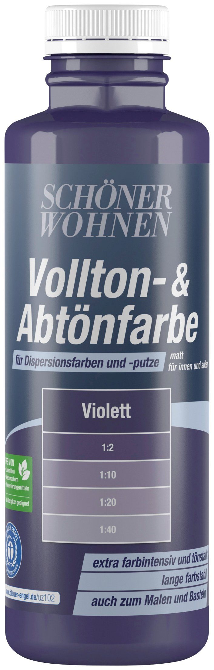 SCHÖNER WOHNEN FARBE Vollton- und Abtönfarbe Vollton- & Abtönfarbe, zum Abtönen von Dispersionsfarben und -putzen, farbintensiv