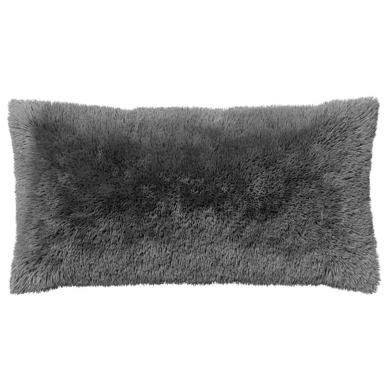 vidaXL Kissenbezug Kissenbezug 2 pcs HEERLEN Hellgrau 40 x 80 cm PV Fleece, (2 Stück) – Bild 3 von 5