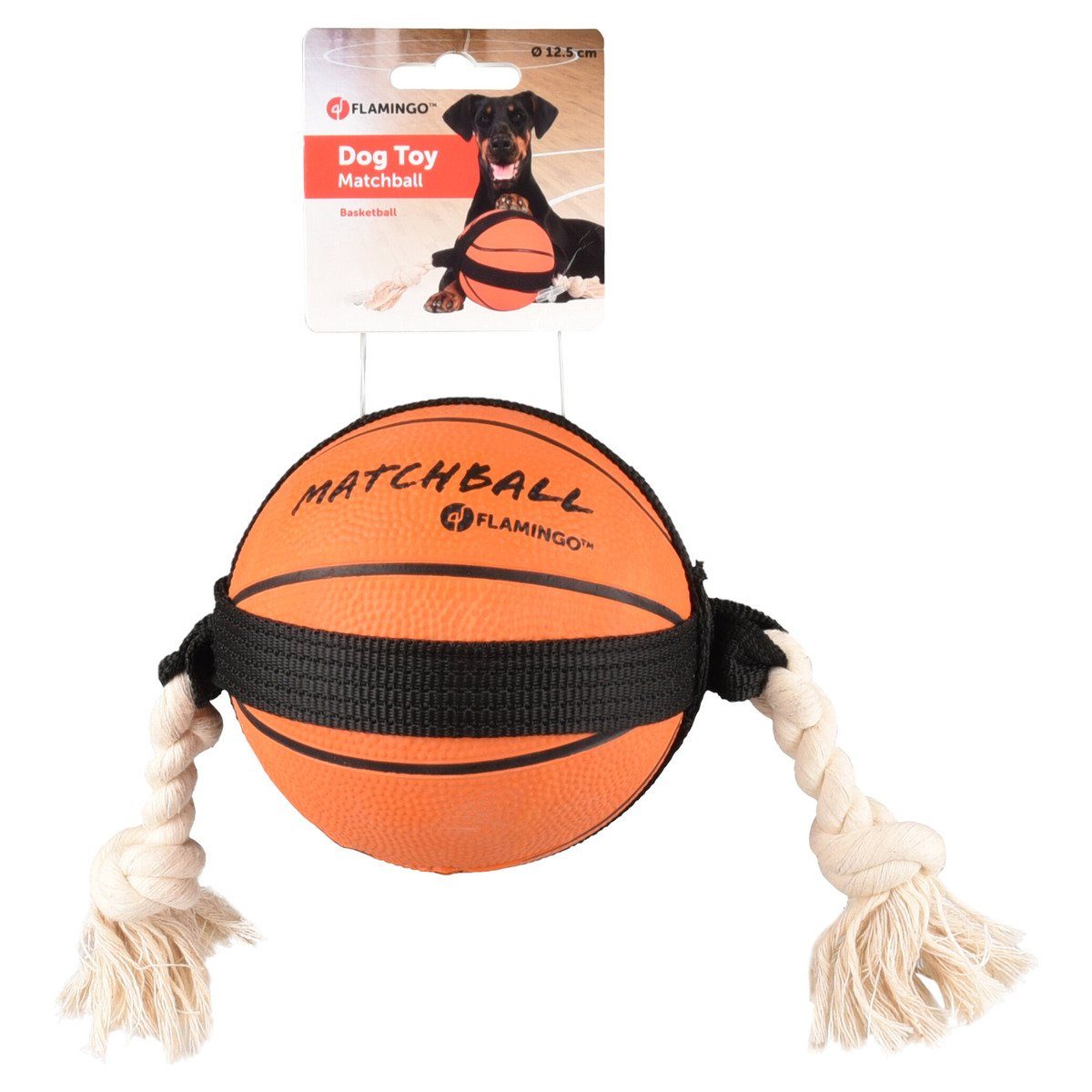 Tierball Hundespielzeug Matchball Basketball
