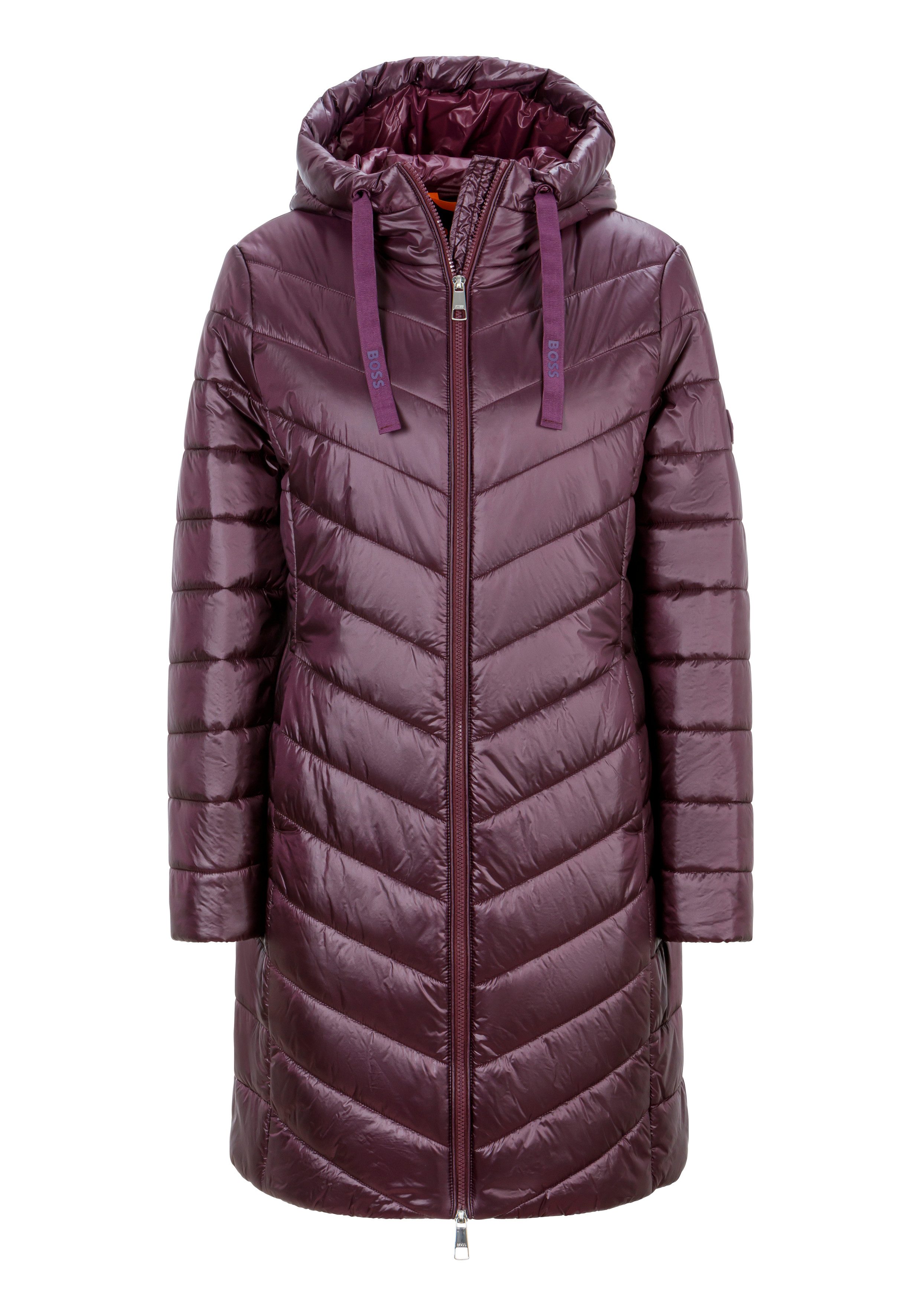 BOSS ORANGE Outdoorjacke "Pinolina Premium Damenmode", mit Kapuze günstig online kaufen