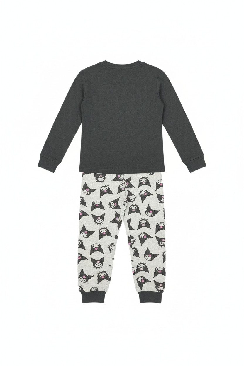 Disney Schlafanzug Zweiteiliges Kinder Pyjama-Set mit Kuromi (Langarm) (Set)
