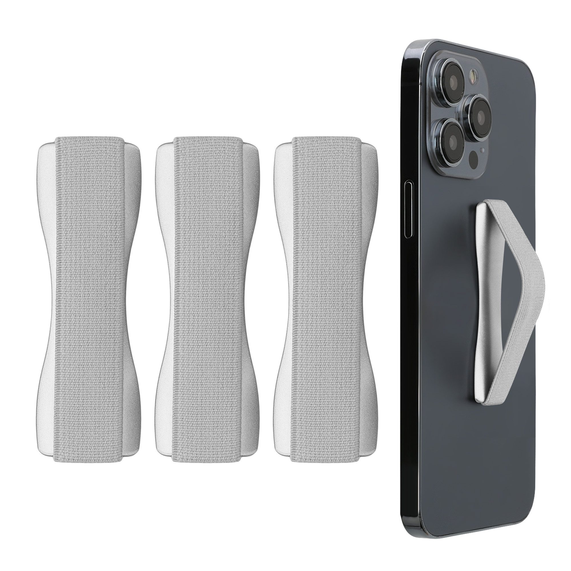 kwmobile Popsockets Smartphone Fingerhalter 3 Set, (3-tlg., Handy Halter Griff Halterung Einhandbedienung - 3x Handyhalter)