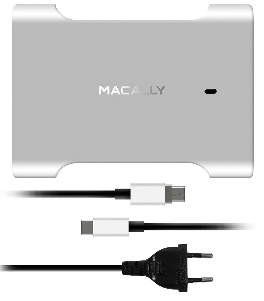 Macally »Macally Ladegerät 61W magnetisches USB-C Kabel Netzteil Lade-Kabel  für Notebook Chromebook MacBook 12" Pro 13" 15" etc.« Notebook-Netzteil  (Magnetisch)