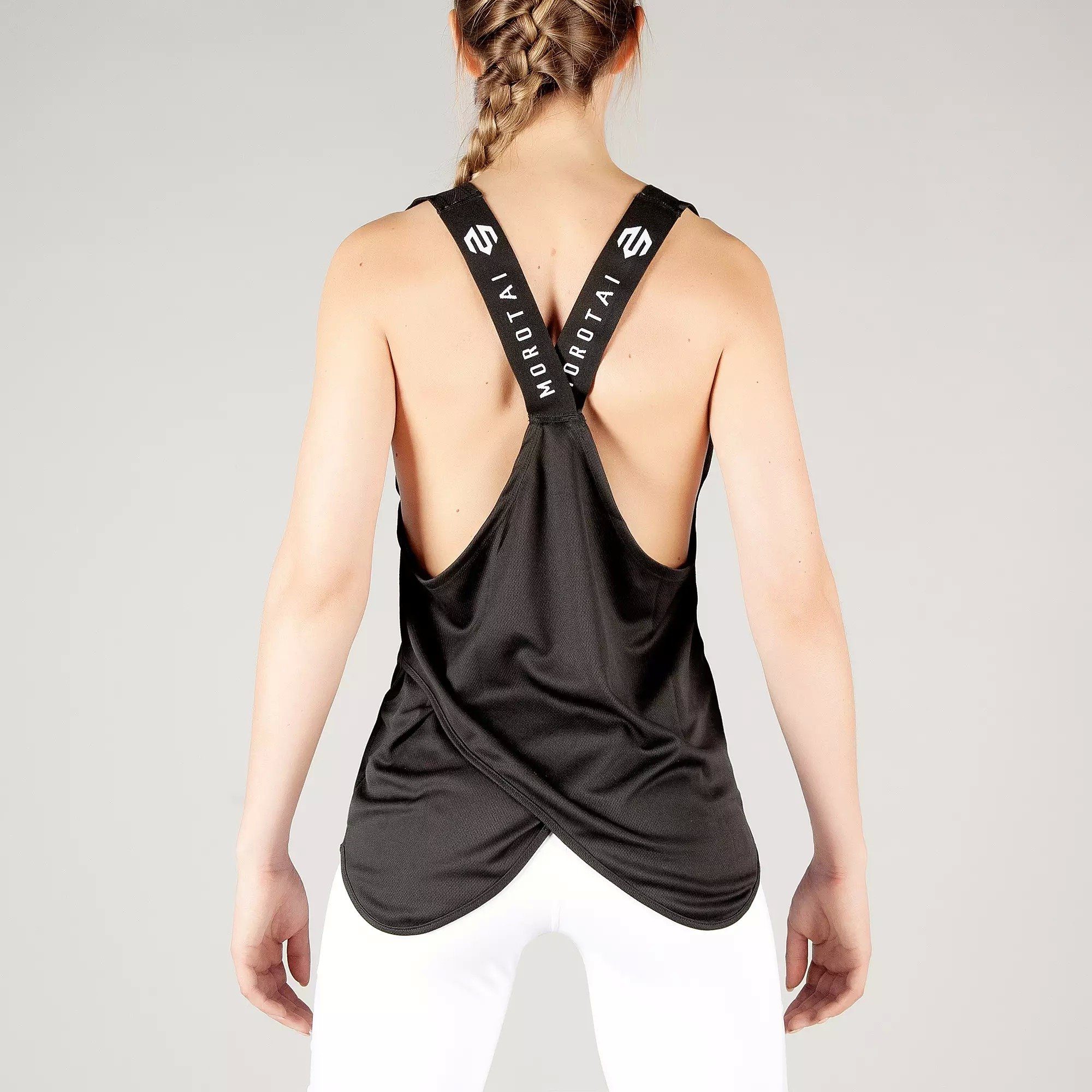 Morotai Sporttop Sport Fitness Top T-Shirt Stringer Shirt Oberteil Jogging Yoga