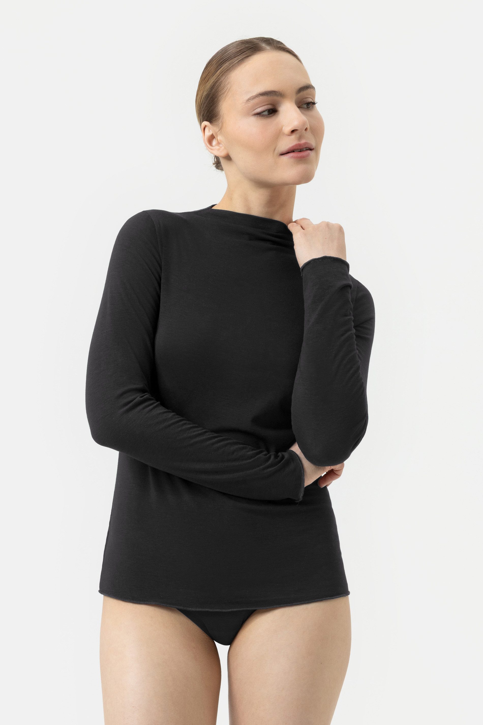 Mey Langarmshirt Serie Cozy Cashmere Uni günstig online kaufen