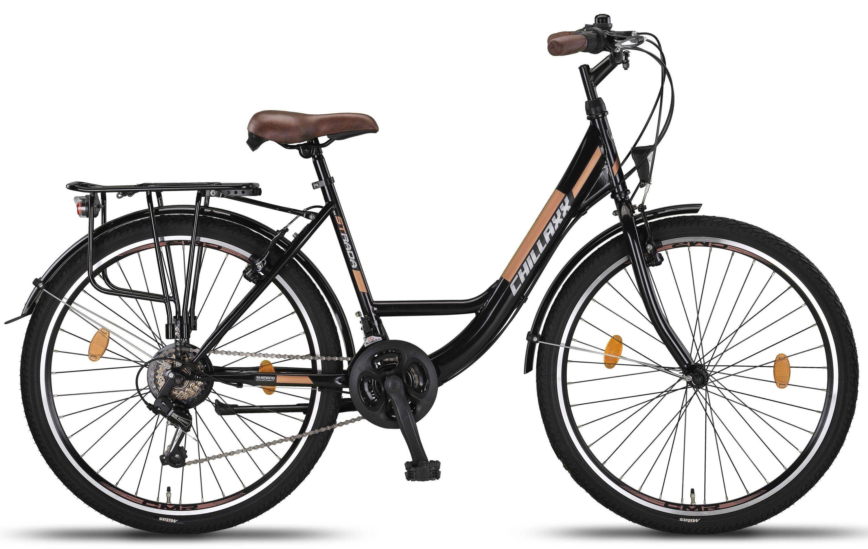 Chillaxx Cityrad Chillaxx Bike Strada Premium City Bike in 24, 26, 28 Zoll