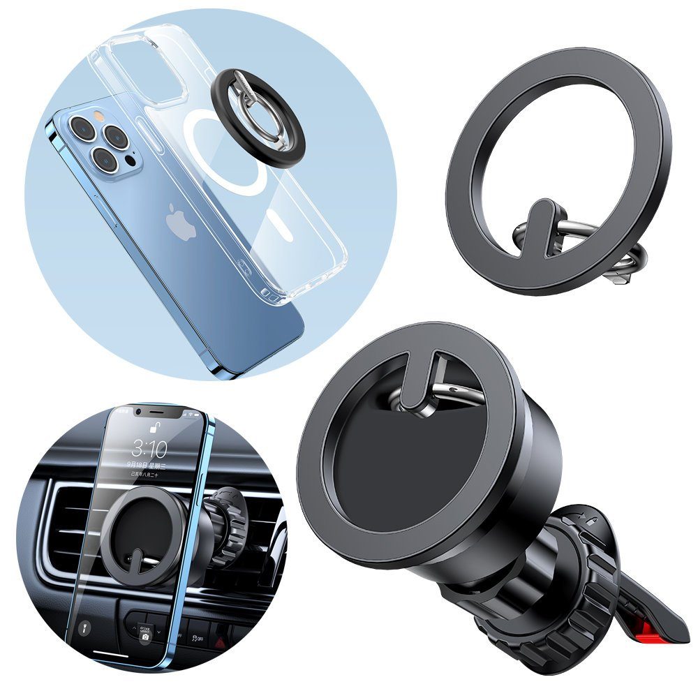 Auto Telefon Halter Kompatibel mit MagSafe Magnetische Auto Air Vent Handy Halterung  für iPhone 14 13