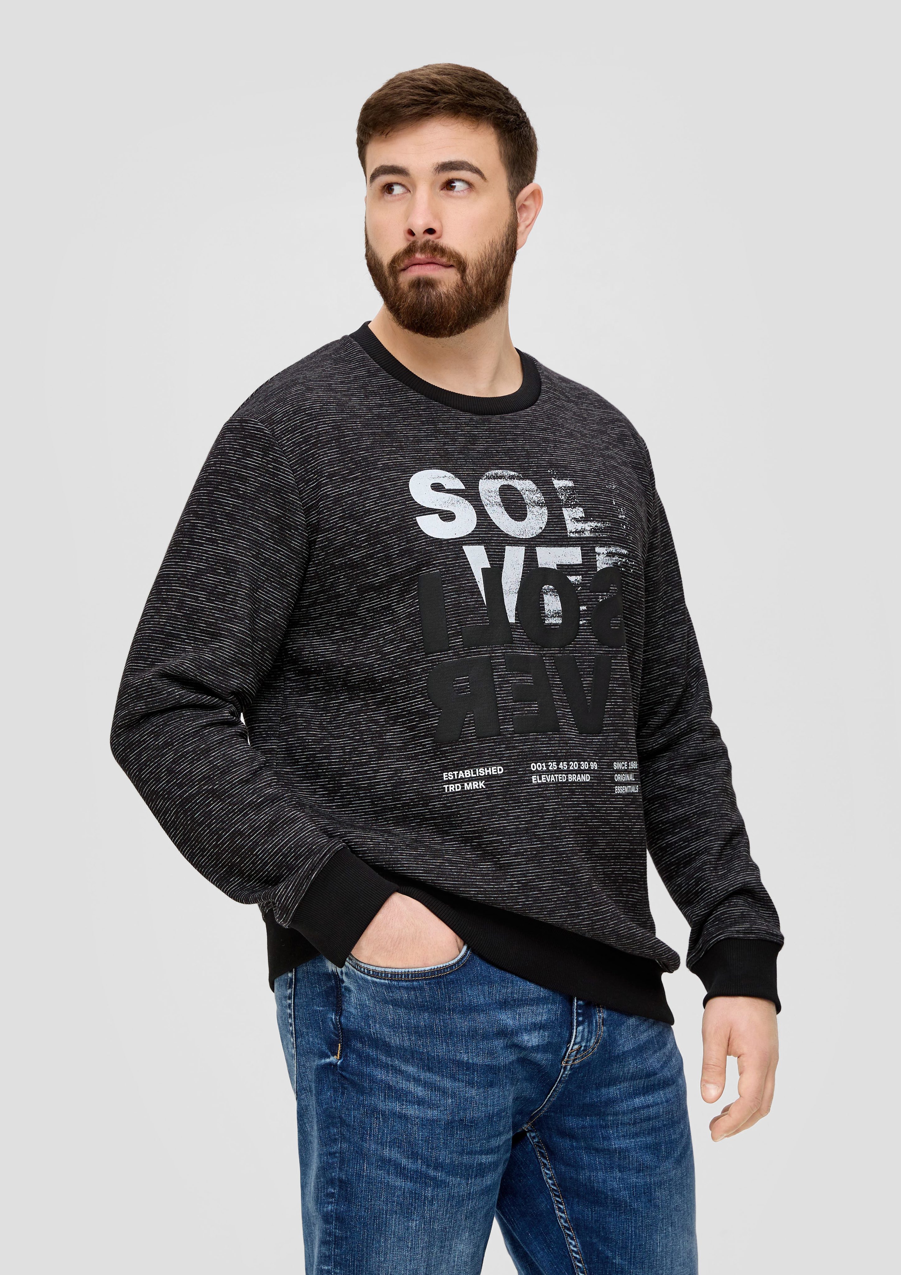 s.Oliver Sweatshirt Sweatshirt mit Logoprint Logo