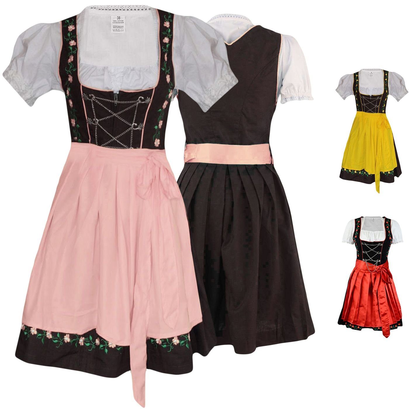 German Wear Dirndl GW1308 3-teiliges Mini günstig online kaufen