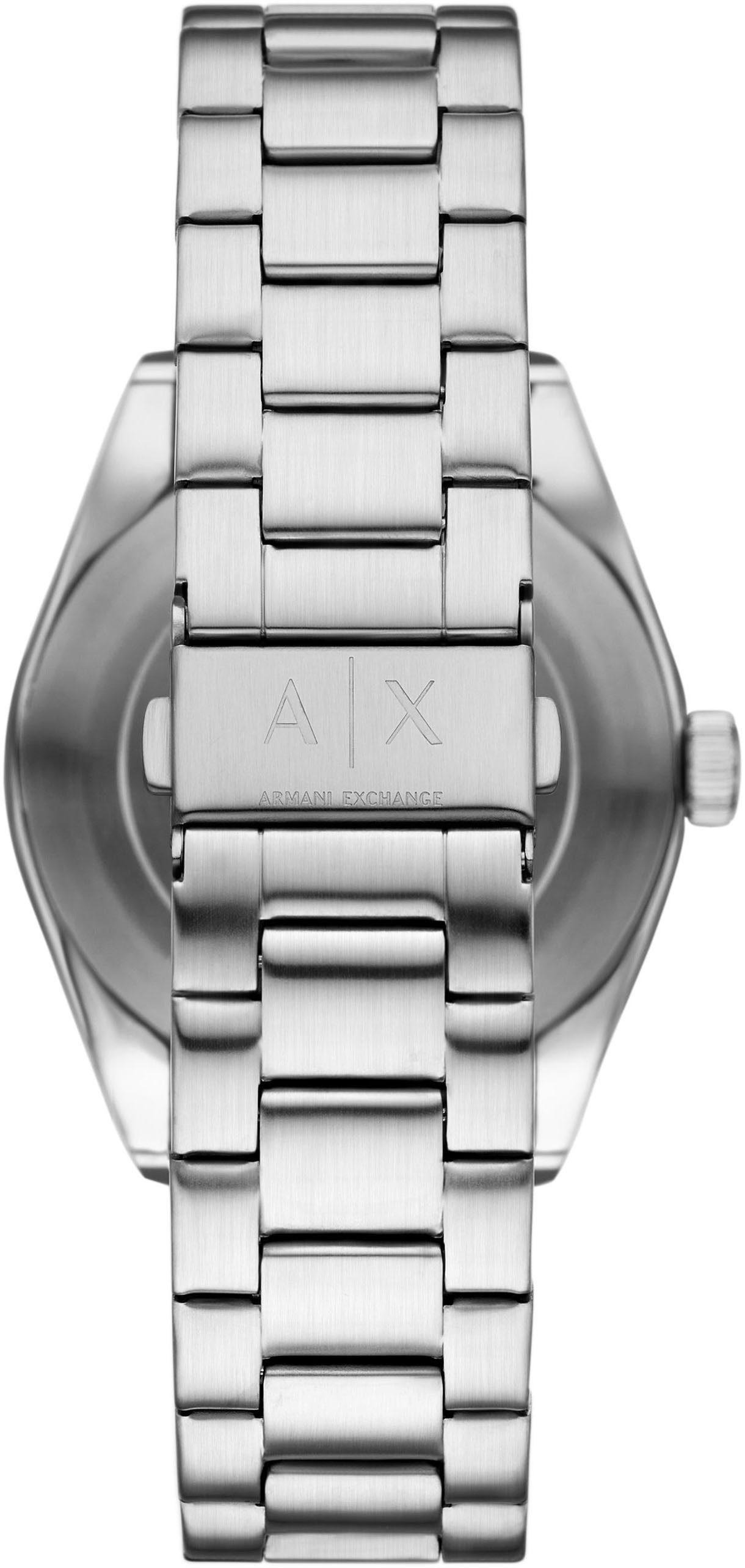 ARMANI EXCHANGE Quarzuhr AX1420, Armbanduhr, Damenuhr, Herrenuhr, Edelstahlarmband, analog, Tag