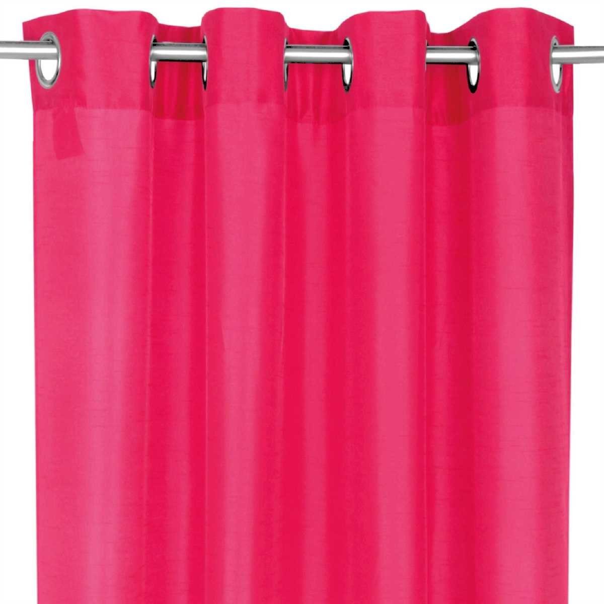 mit Blickdicht - verschiedenen in Pink blickdicht, und Vorhang, Arsvita, Dekoschal Ösen Ösen St), (1 Größen Aufhängung, Farben