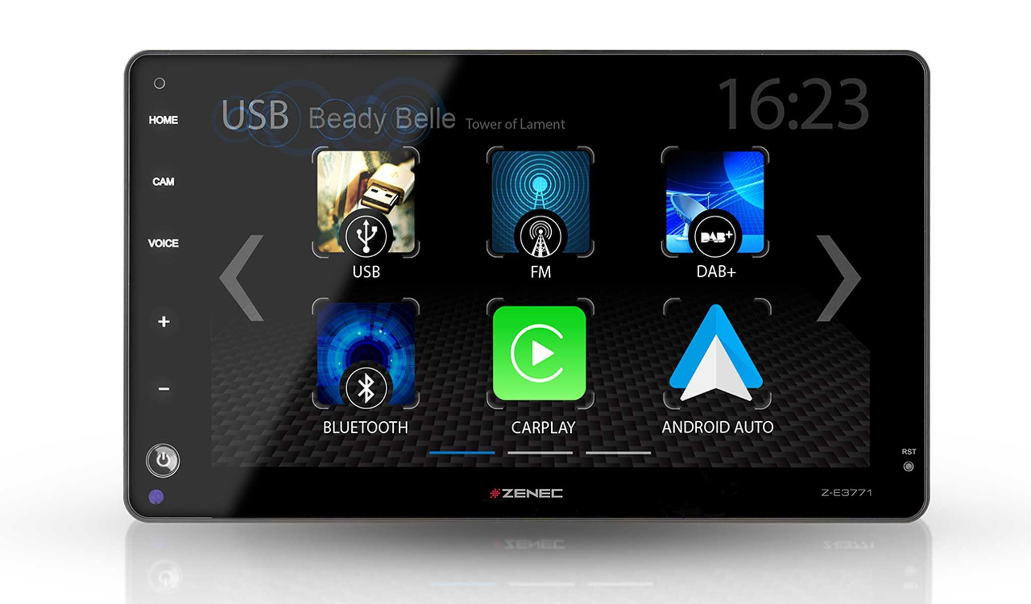 Zenec Z-E3771 1-DIN DAB+ Infotainer mit CP/GAA Autoradio
