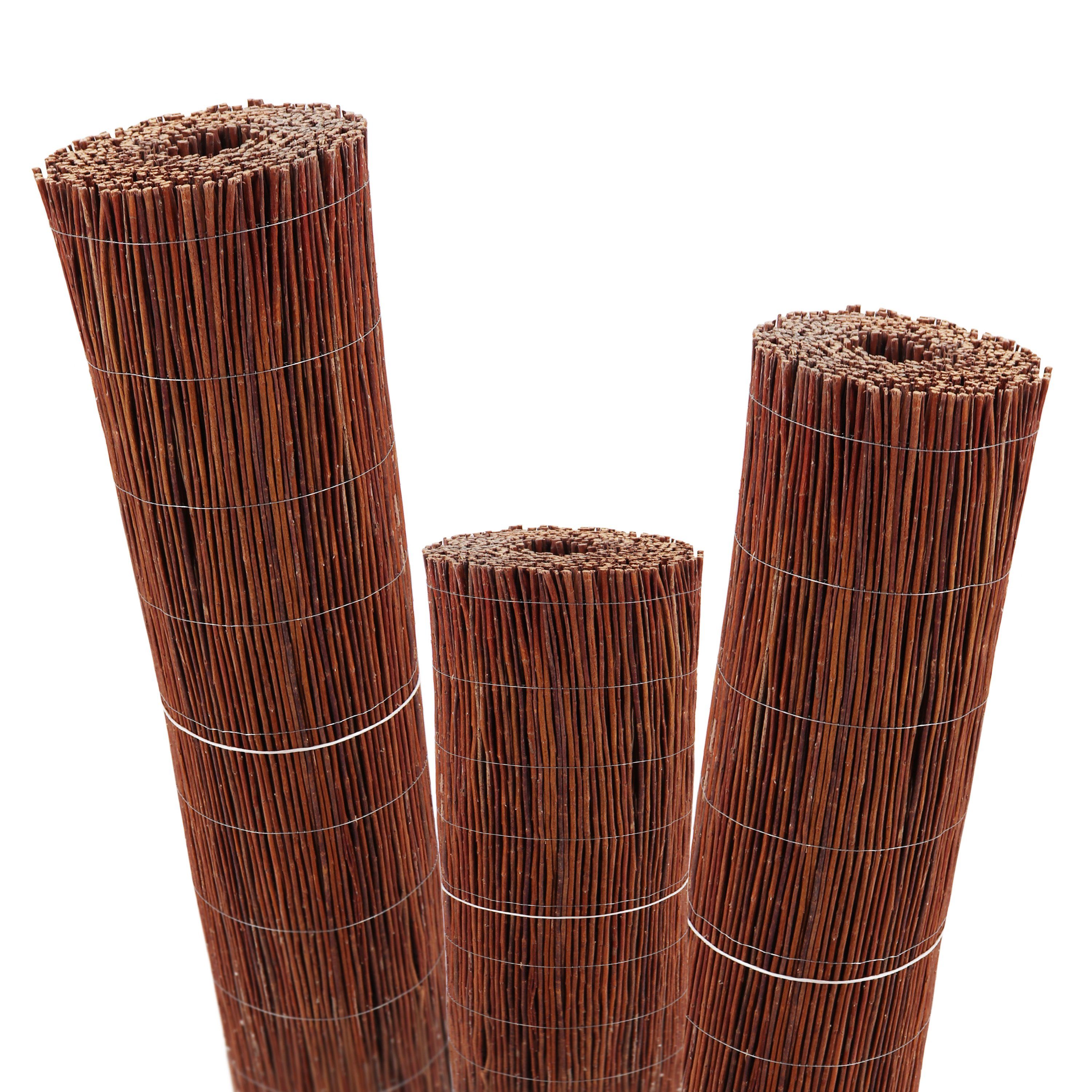Aquagart Weidenzaun Aquagart Weidenmatte 40m x 120 cm I Sichtschutzmatte aus Weiden, (1-St)