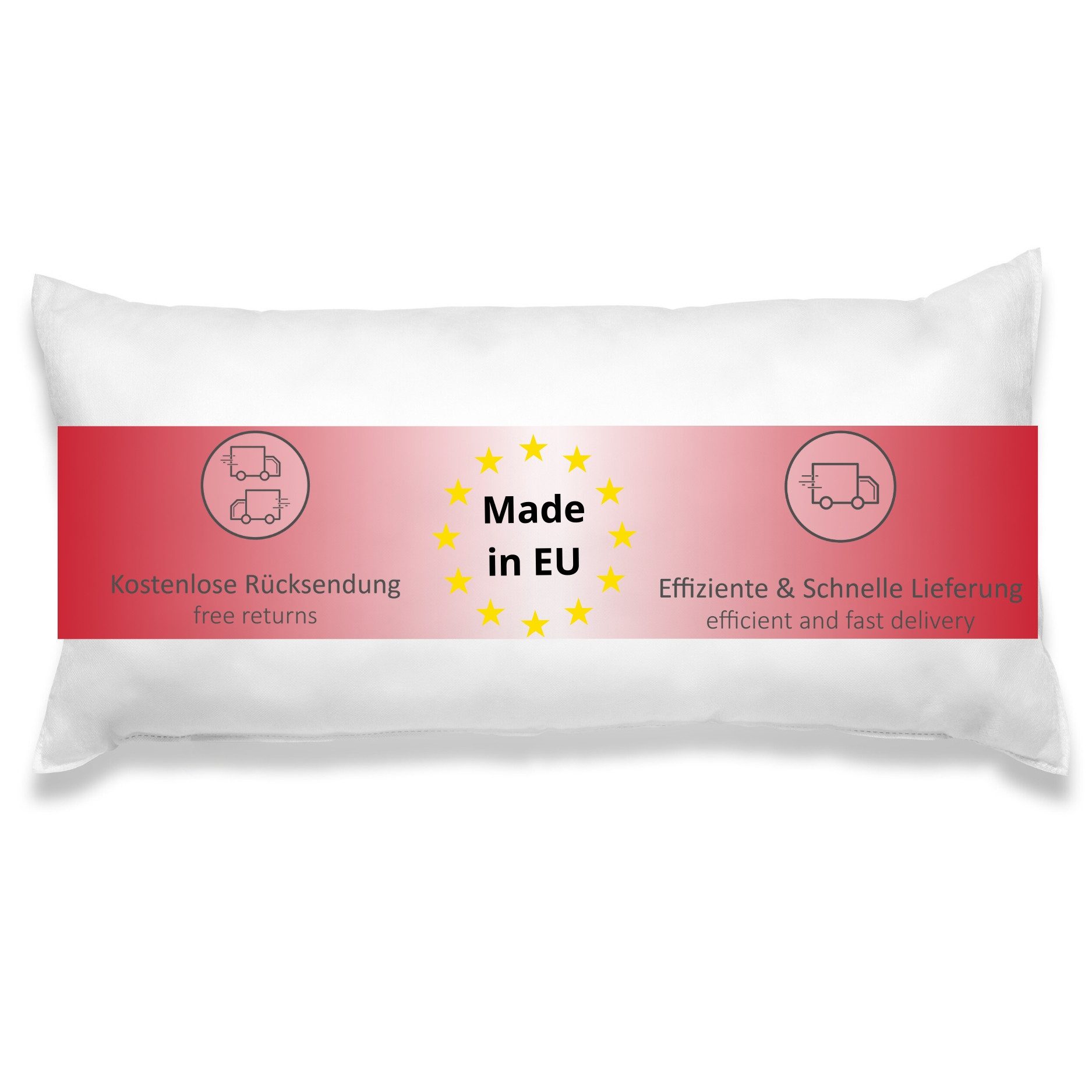 liebling Kopfkissen ECOLine Spinnvlies, Füllung: 100% Polyester, Bezug: Spinnvlies, Seitenschläfer, Rückenschläfer, Bauchschläfer, für Allergiker geeignet, fadenlose Nähte, robust, langlebig