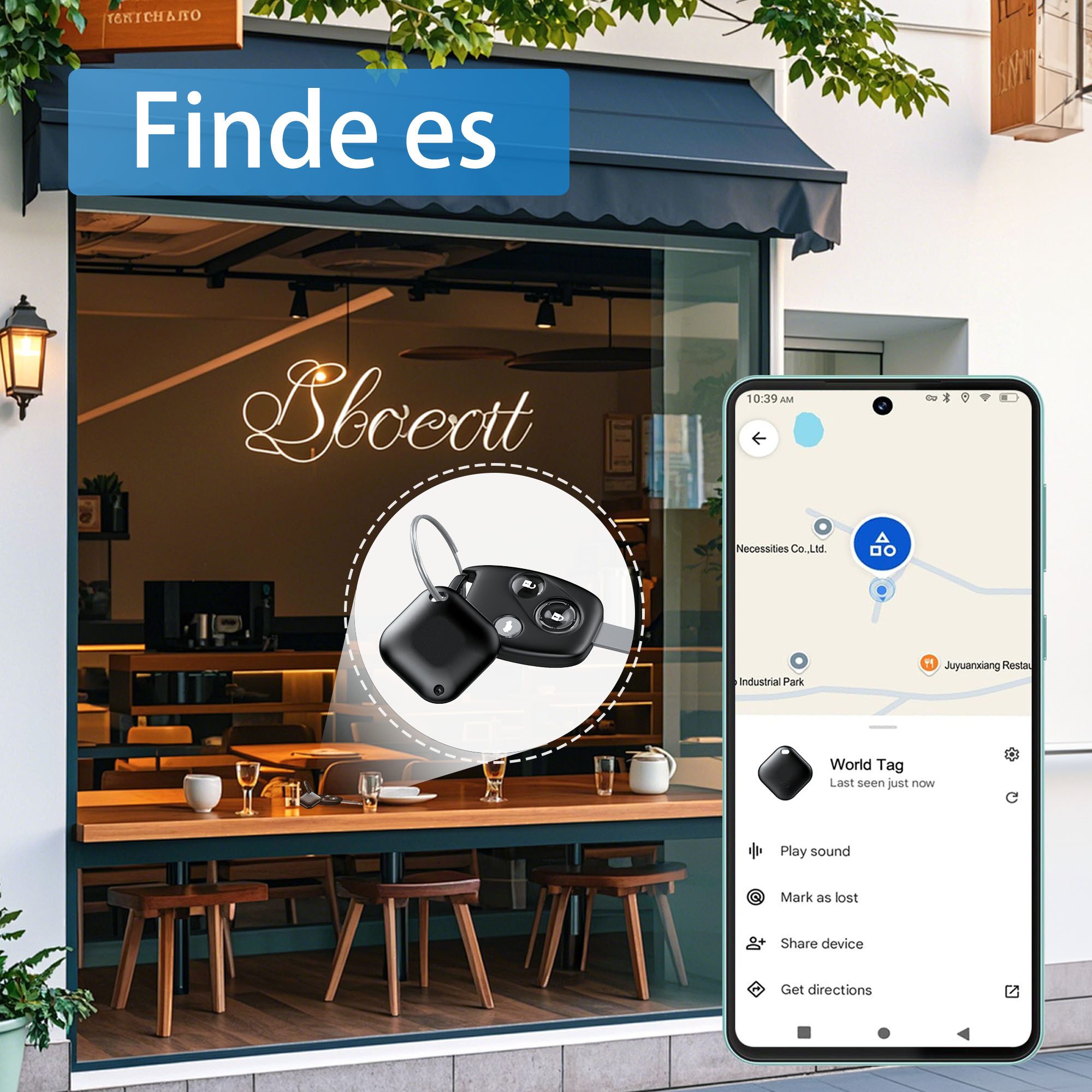 Luckice Tracker Android Smart Tag,Bluetooth Tracker GPS-Tracker