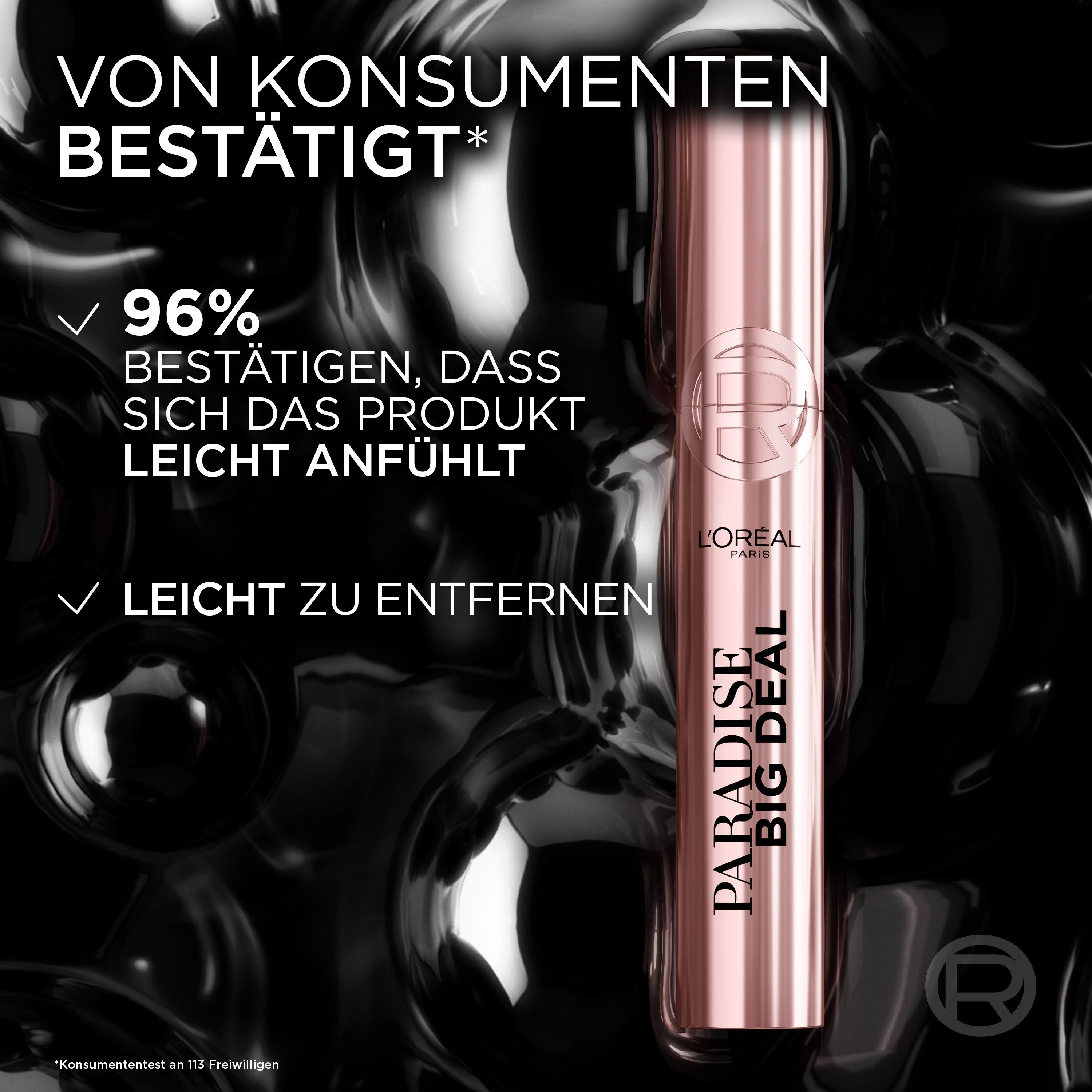 L'ORÉAL PARIS Mascara PARADISE BIG DEAL MASCARA, mit innovativer Bürstentechnologie