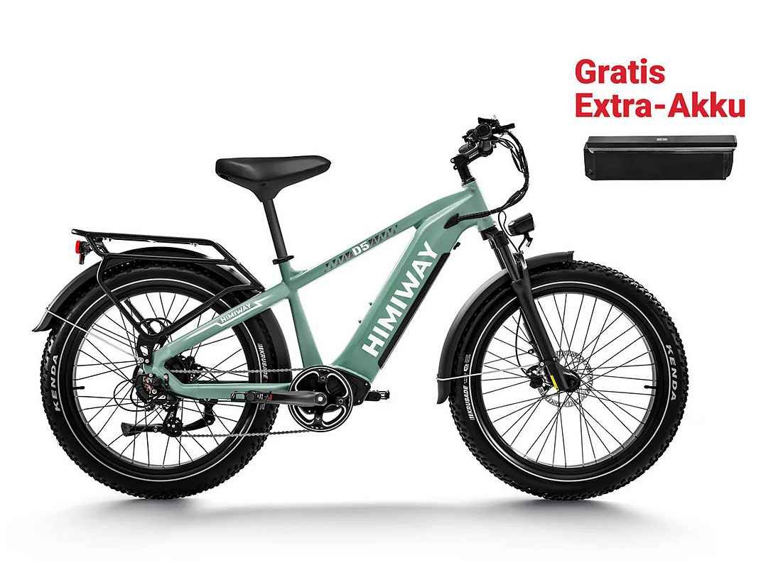 DOTMALL E-Bike Cityrad Himiway ZEBRA/D5 26 Zoll Elektrisches Fatbike 48V 20AH E-Mountainbike