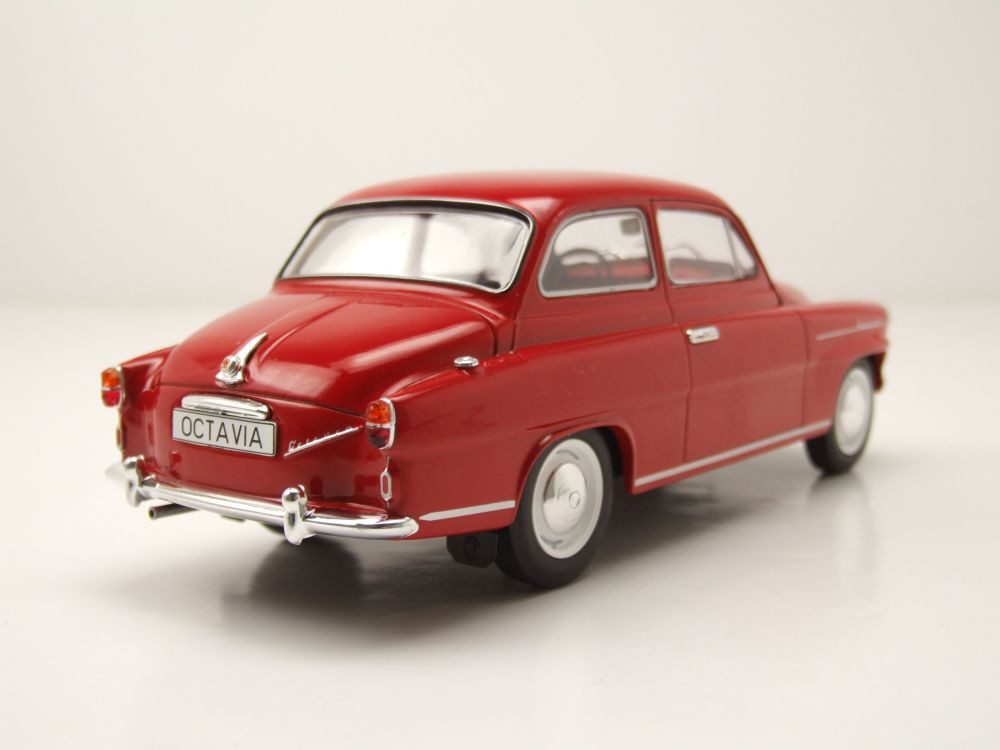 Whitebox Modellauto Skoda Octavia Super 1959 rot, Maßstab 1:24