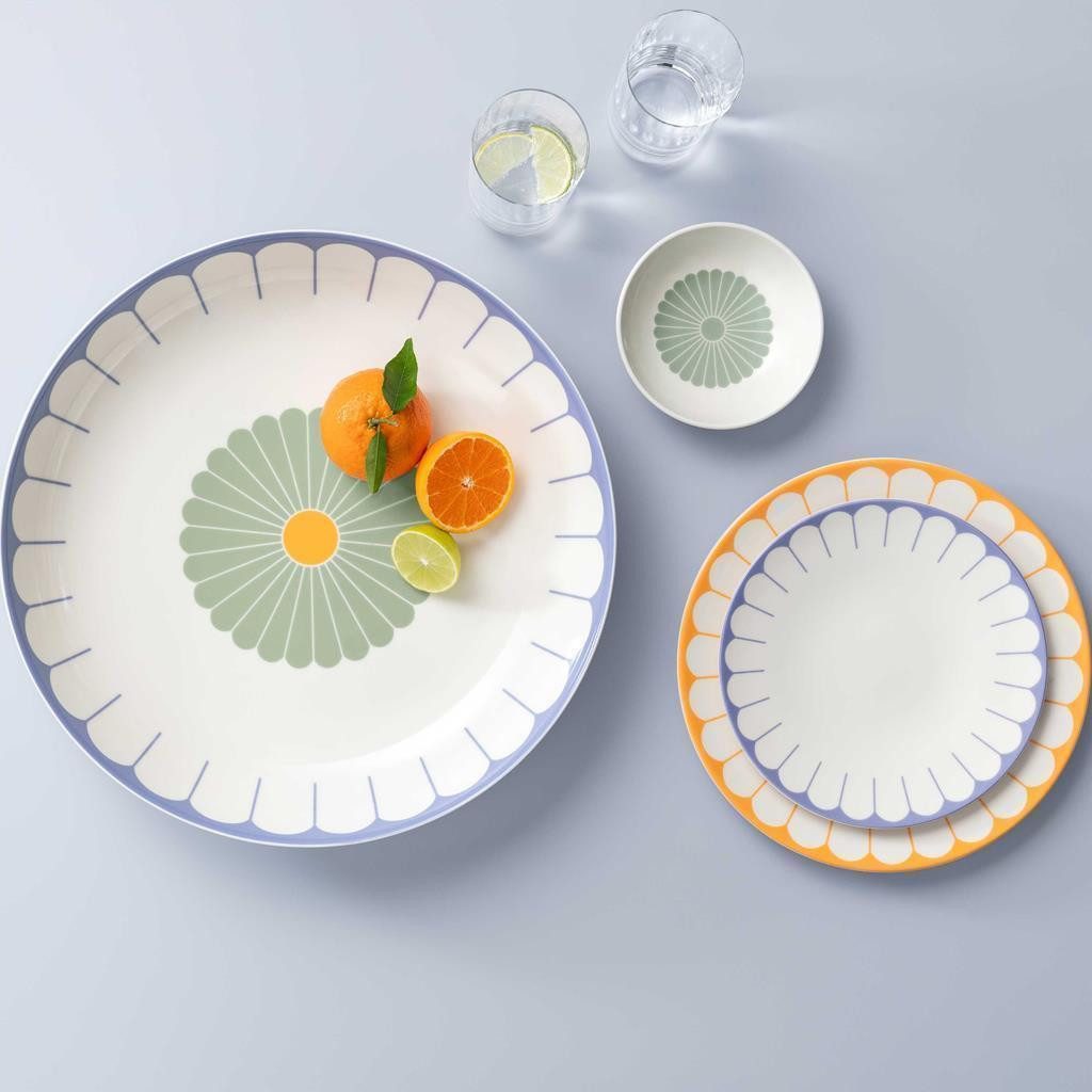 Villeroy & Boch Speiseteller Fleur Couleur Speiseteller ø 26,6 cm 6er Set, (6 St)