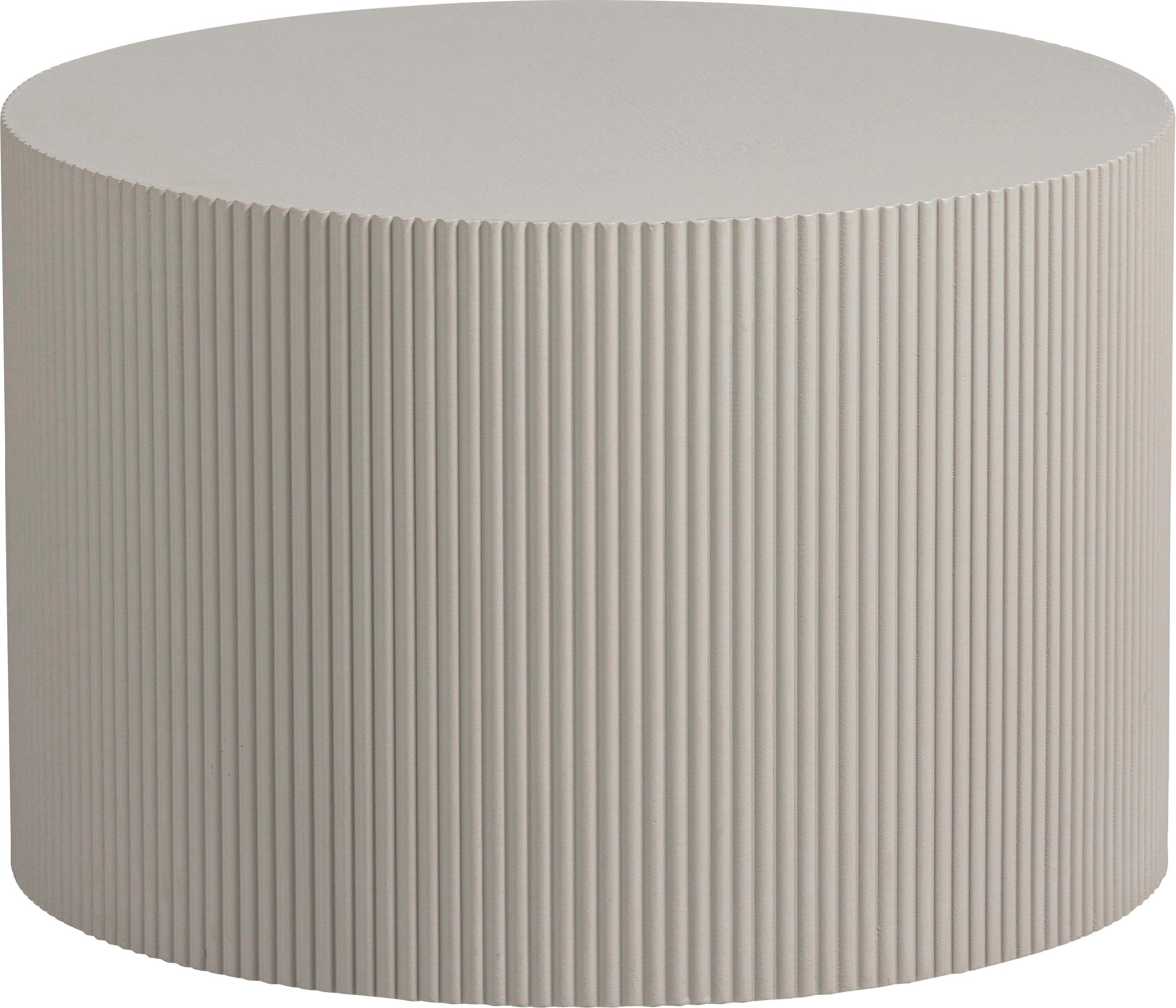 WOOOD Beistelltisch Prague, runde Form, aus gepresstem Plattenmaterial, Höh günstig online kaufen