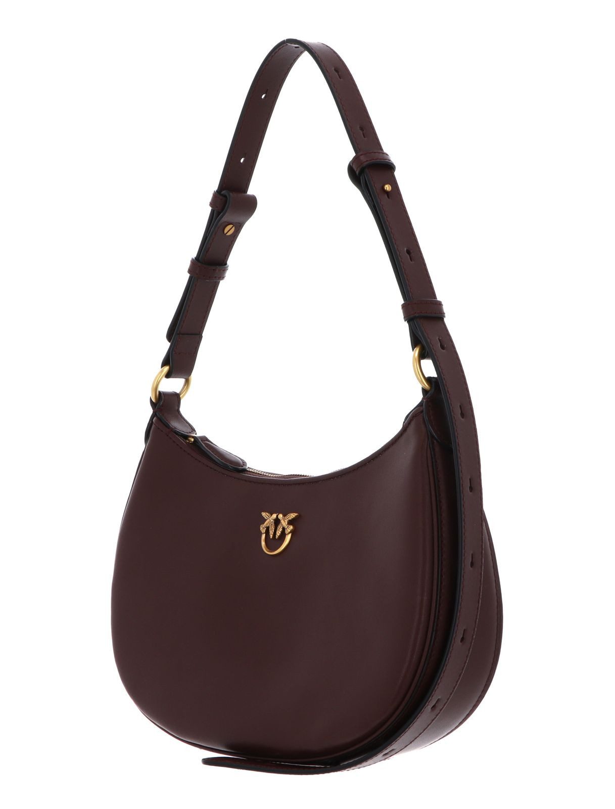 PINKO Schultertasche Half-Moon Mini Bag, aus echtem Rindsleder