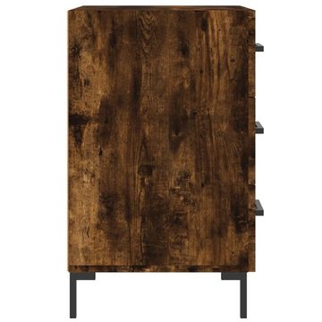 vidaXL Nachttisch Nachttisch Räuchereiche 40x40x66 cm Holzwerkstoff (1-St)