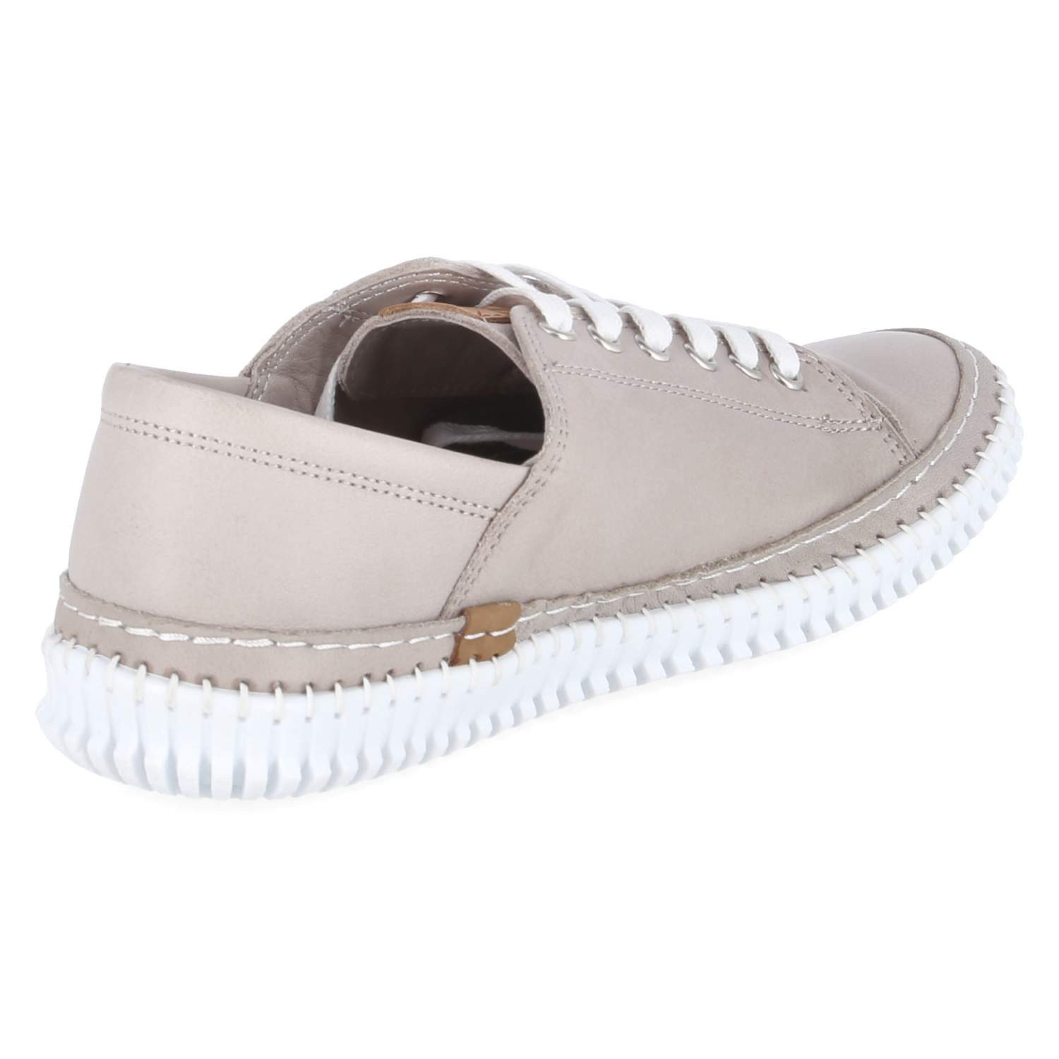 Andrea Conti Andrea Conti 0027121-0111 SILBERGRAU Damen Glattleder grey Schnürschuh – Bild 4 von 5