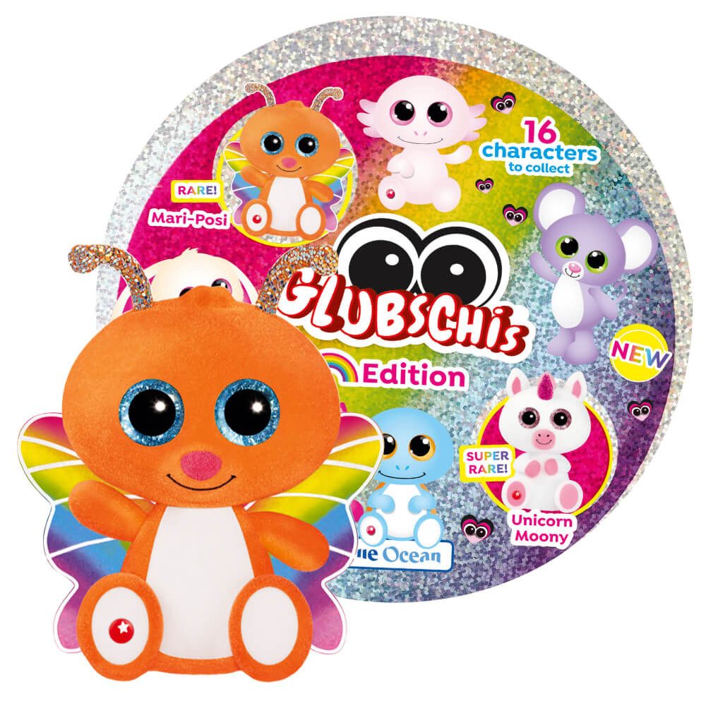 Blue Ocean Spielfigur Glubschis Sammelfiguren Rainbow Serie 6 - Glubschi Glitzer Figur, - Figur Mari-Posi (selten)
