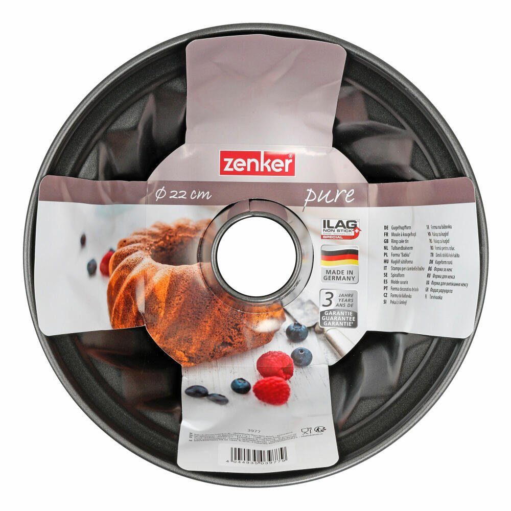 Zenker Gugelhupfform Pure, 22 cm