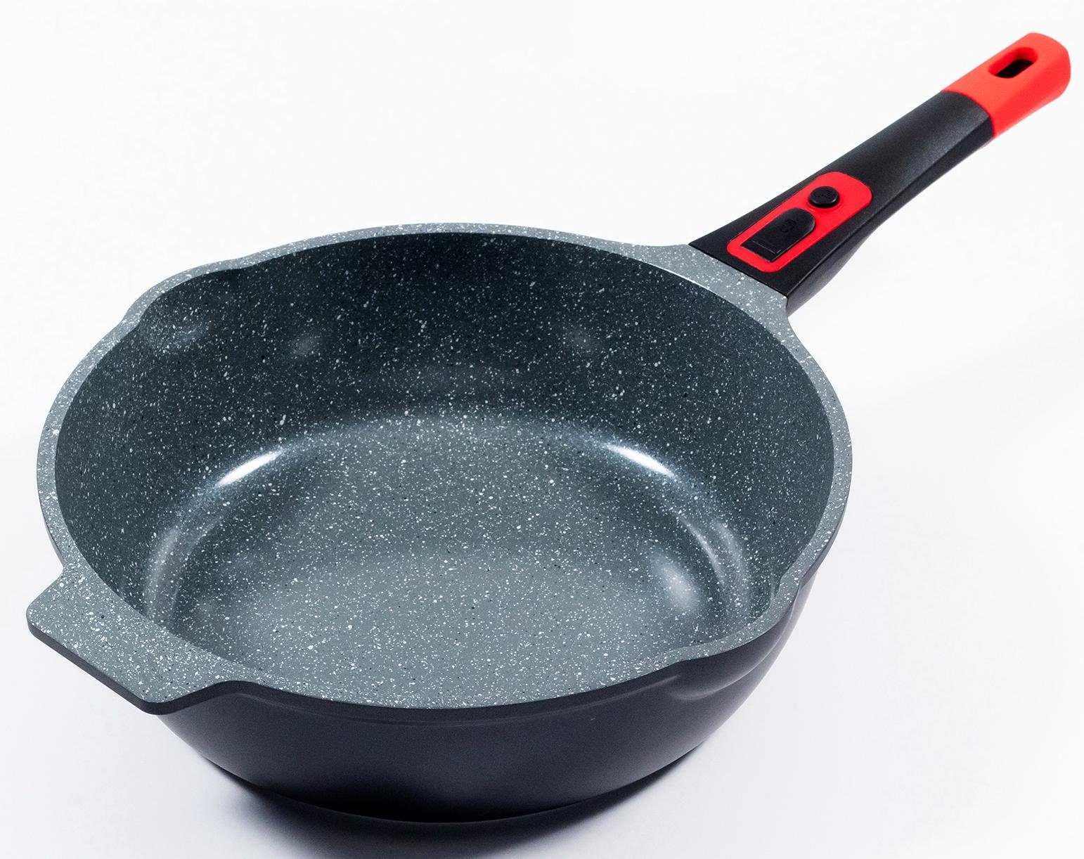 KING Bratpfanne Click-Grip, Aluminiumguss (1-tlg), abnehmbarer Griff, Induktion, Ø 32 cm