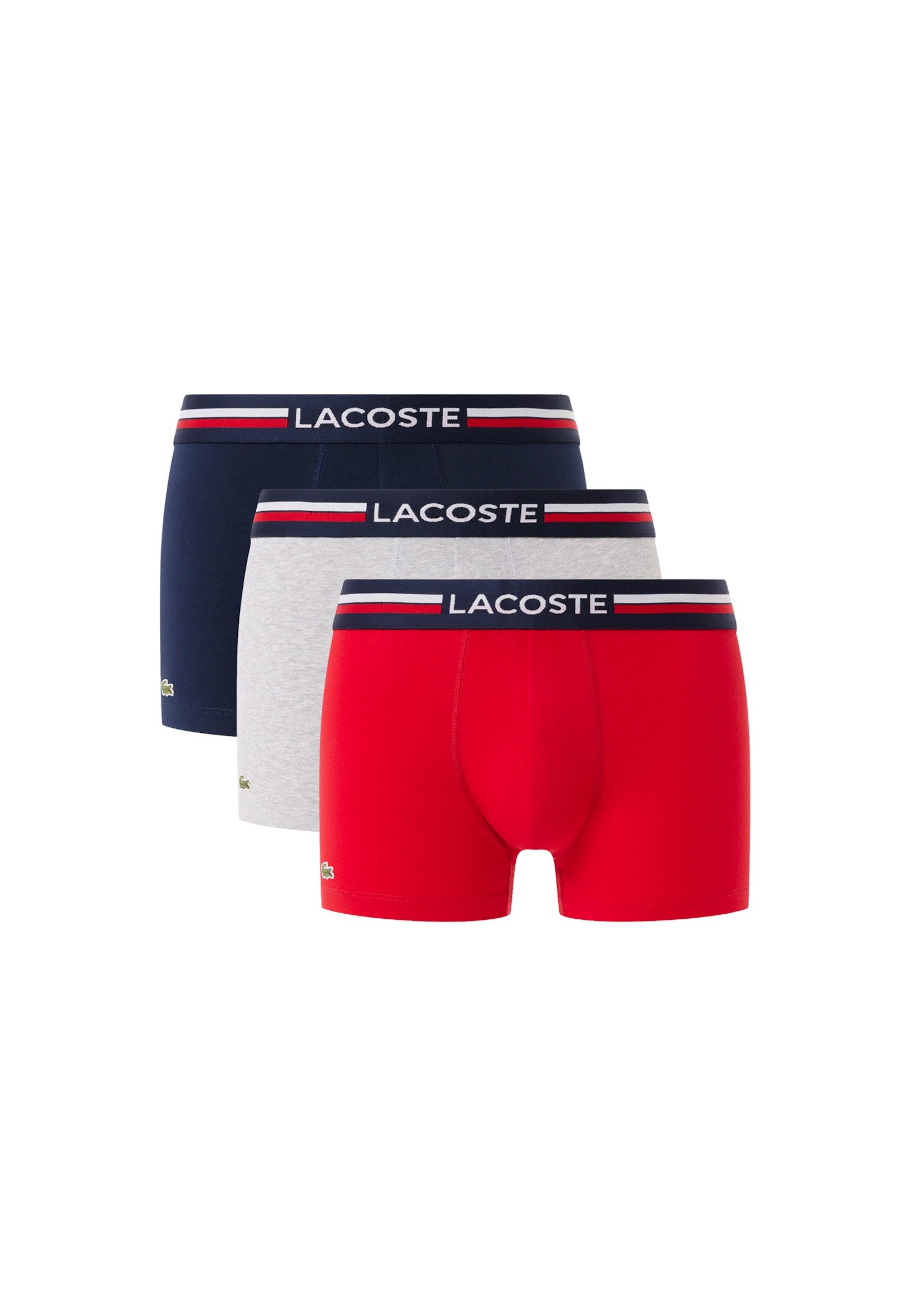 Lacoste Boxershorts Boxershorts Unterhosen 3-Pack (3-St)