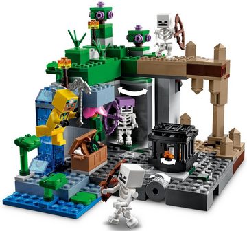 LEGO® Konstruktionsspielsteine Das Skelettverlies (21189), LEGO® Minecraft, (364 St), Made in Europe