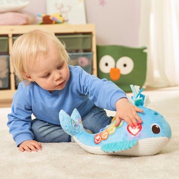 Vtech® Plüschfigur Vtech Baby, Musik-Plüschwal, aus recyceltem Material