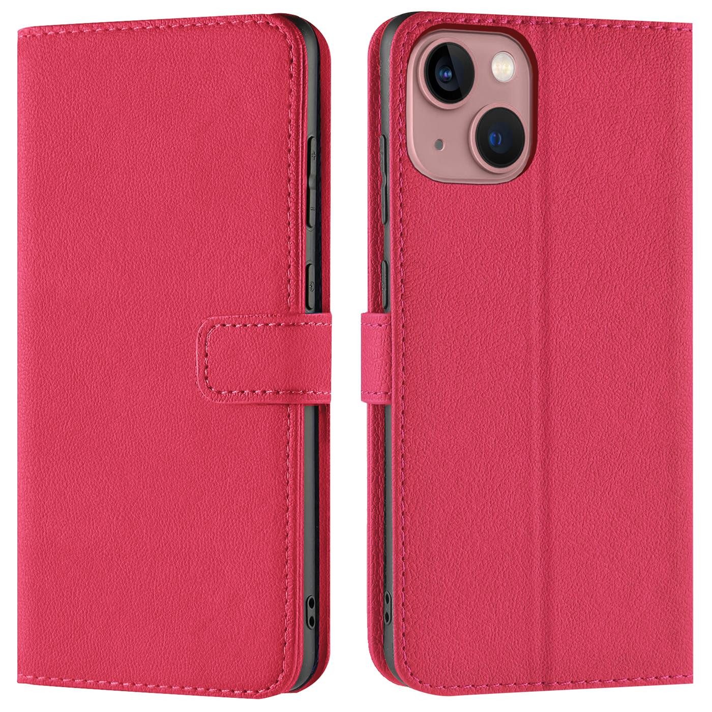 CoolGadget Handyhülle Wallet Klapp Tasche Book Case für Apple iPhone 13 Mini 5,4 Zoll, Hülle Klapphülle Flip Cover Etui Schutzhülle