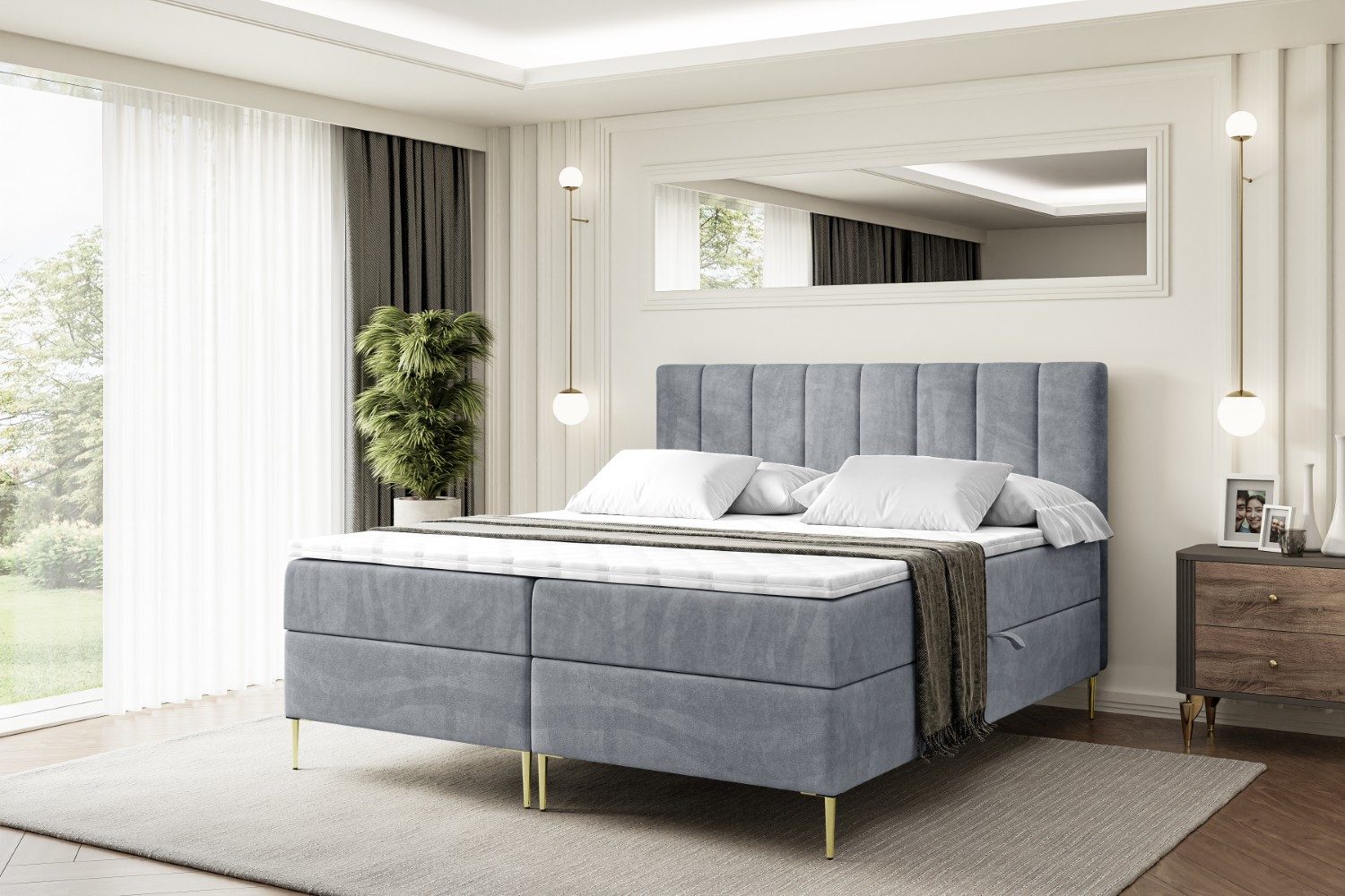 ALTDECOR Boxbett OTTA-F (Multipocket-Matratze H4, H3 günstig online kaufen