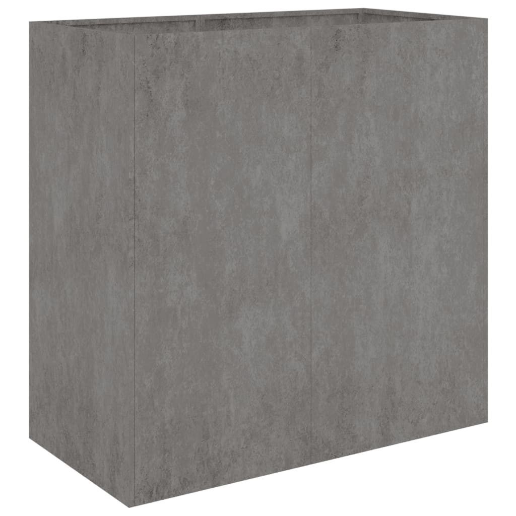 vidaXL Blumentopf Pflanzkübel 80x40x80 cm Cortenstahl günstig online kaufen
