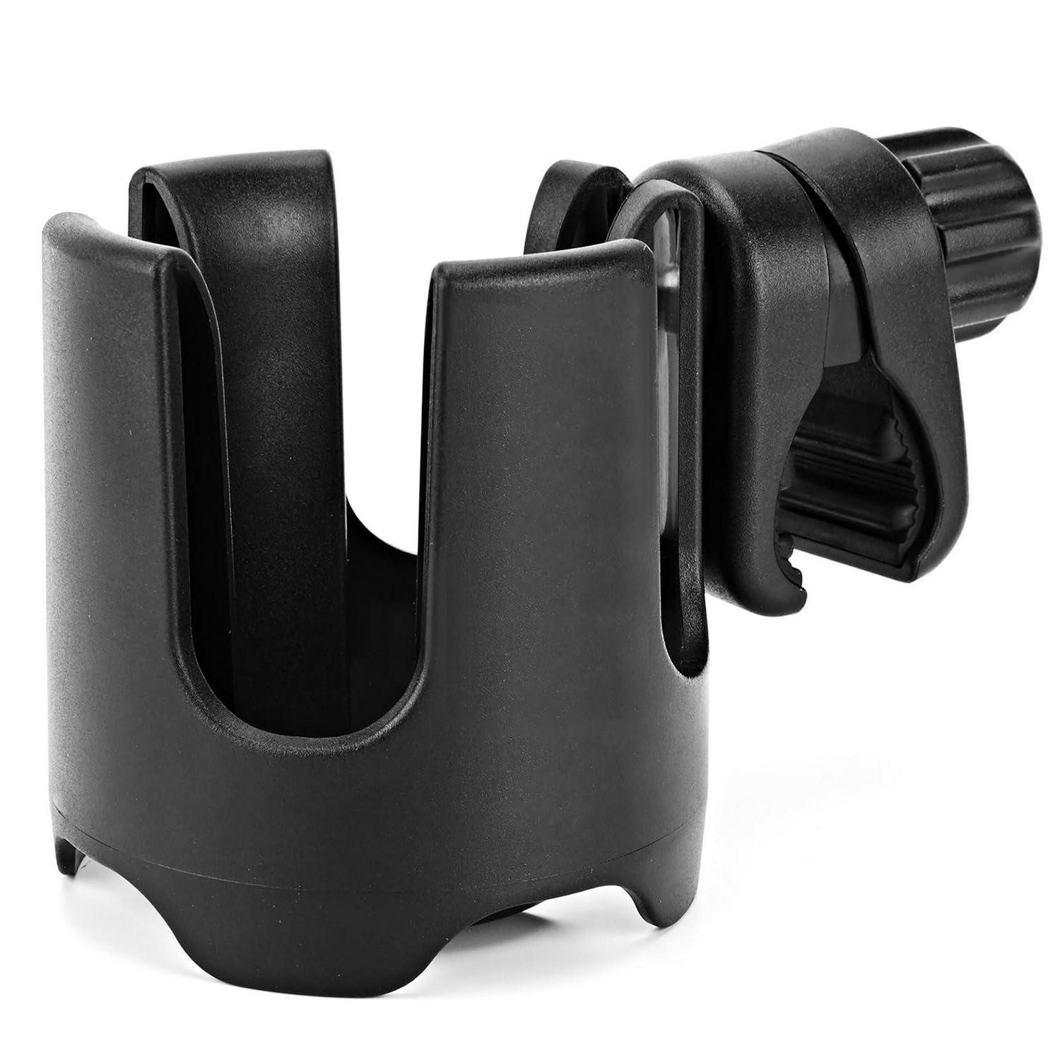 LuxusKollektion Becherhalter Getränkehalter Kinderwagen 360° drehbar verstellbar 1,4-4 cm, (1-St)