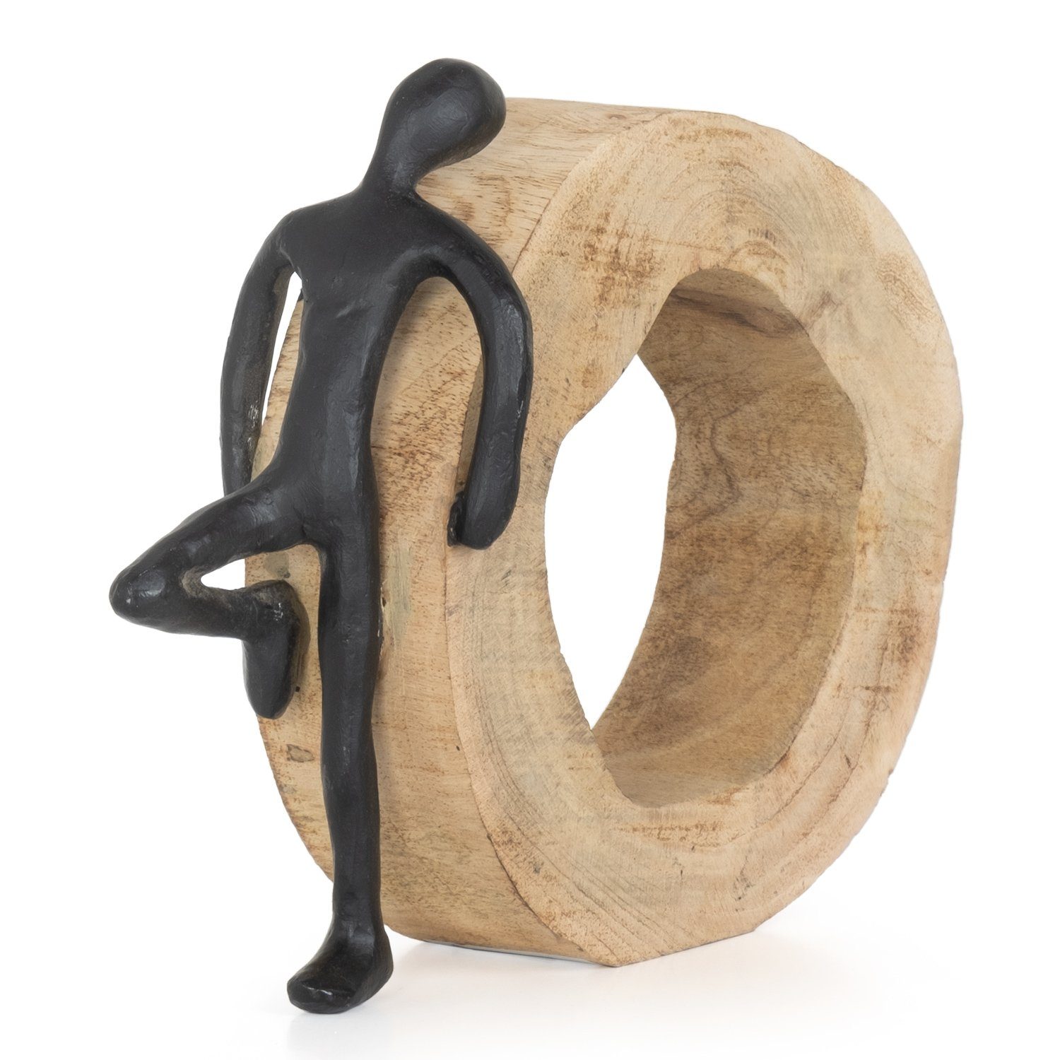 Moritz Skulptur Auszeit, Holz, Tischdeko, Fensterdeko, Wanddeko, Holzdeko, günstig online kaufen