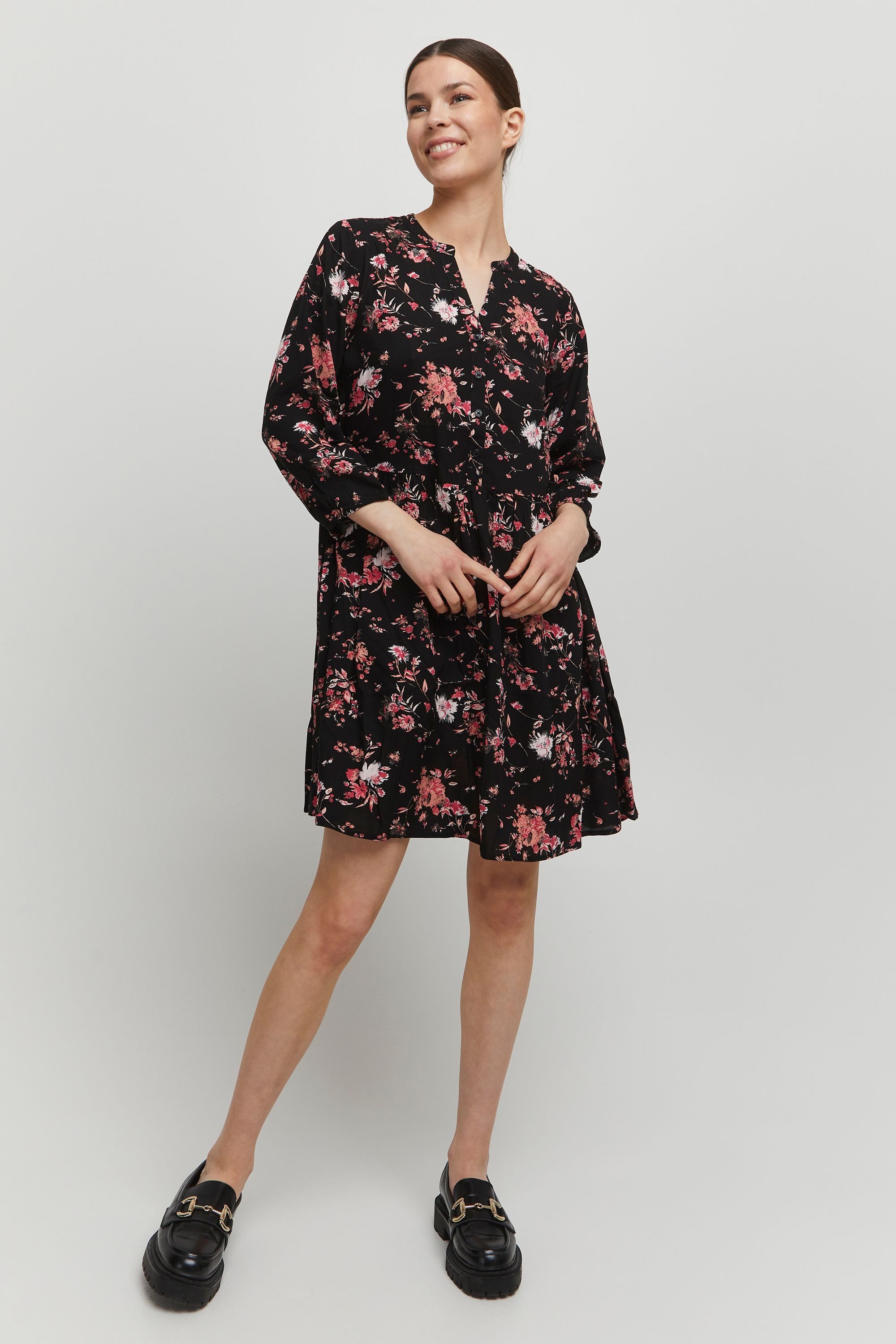 b.young Blusenkleid BYMMJOELLA VNECK DRESS 2 günstig online kaufen