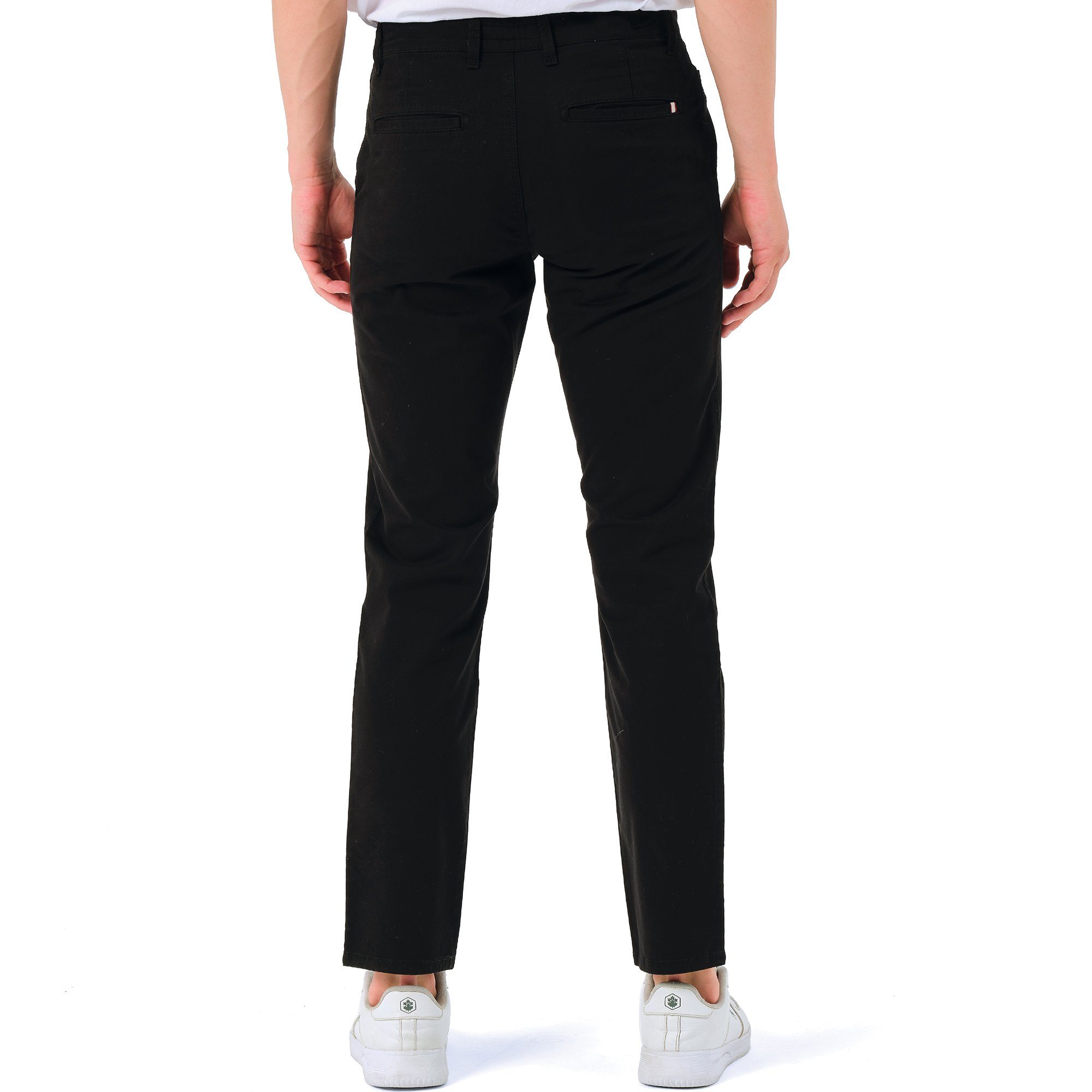 D'MARO Chinohose 308 Slim Fit Herren Chinohose ORGANIC COTTON